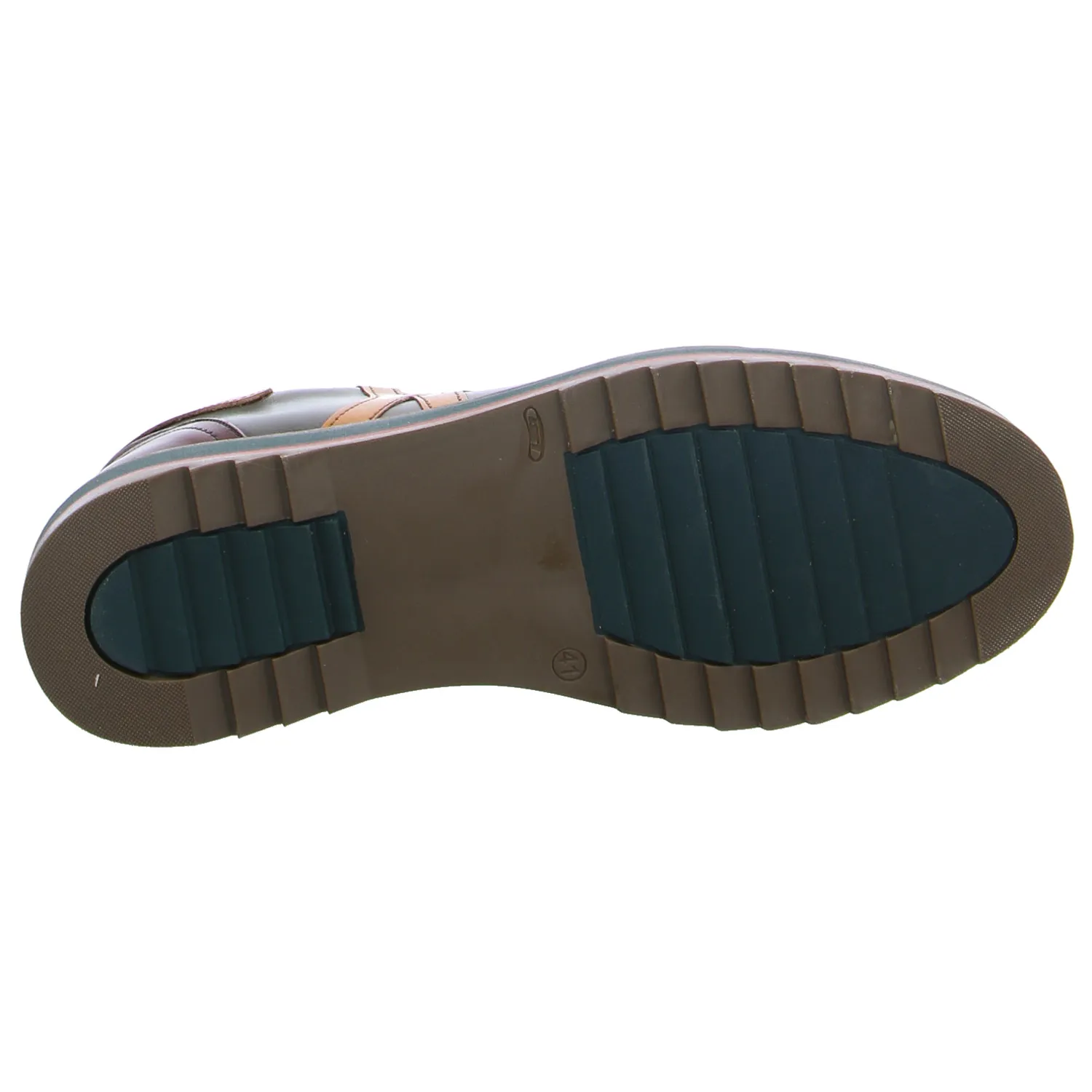 EXTON Halbschuhe Sneaker Grün Leder EXTON Halbschuhe Sneaker Grün Leder