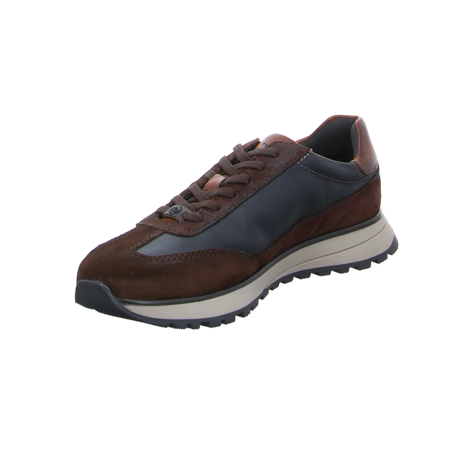 BUGATTI SHOES Halbschuhe Sneaker Braun Leder 
