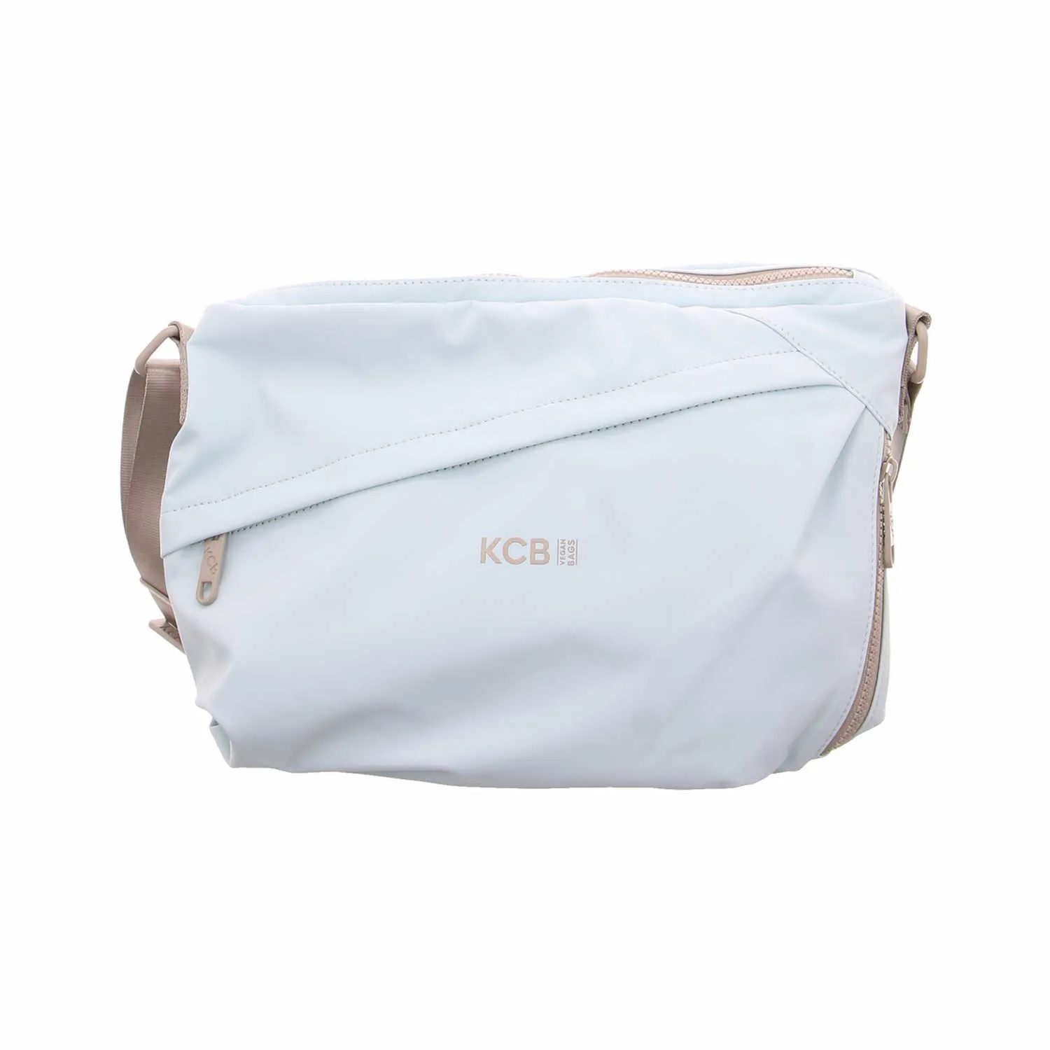 KCB VEGAN BAGS Wasserfest Umhängetasche Hellblau Textil KCB VEGAN BAGS Wasserfest Umhängetasche Hellblau Textil