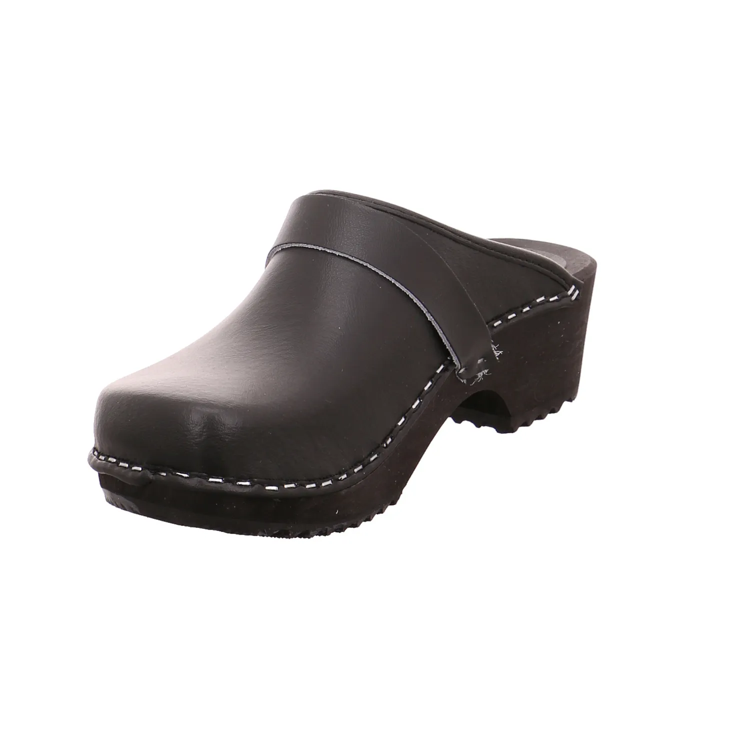 * Zoccoli / Gloggs Schwarz Leder * Zoccoli / Gloggs Schwarz Leder