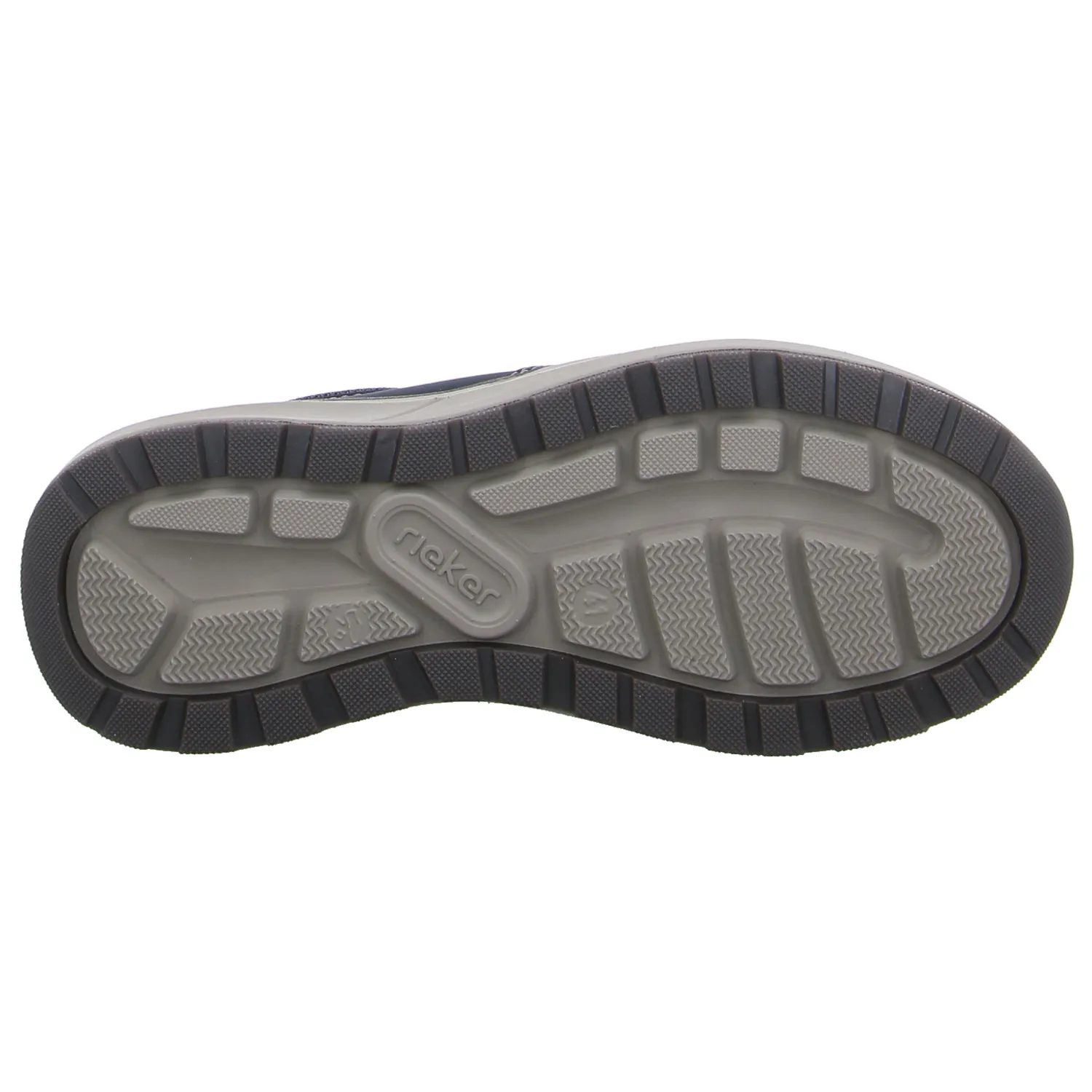 RIEKER HWK Herren Halbschuhe Halbschuhe Sneaker Blau Lederimitat 