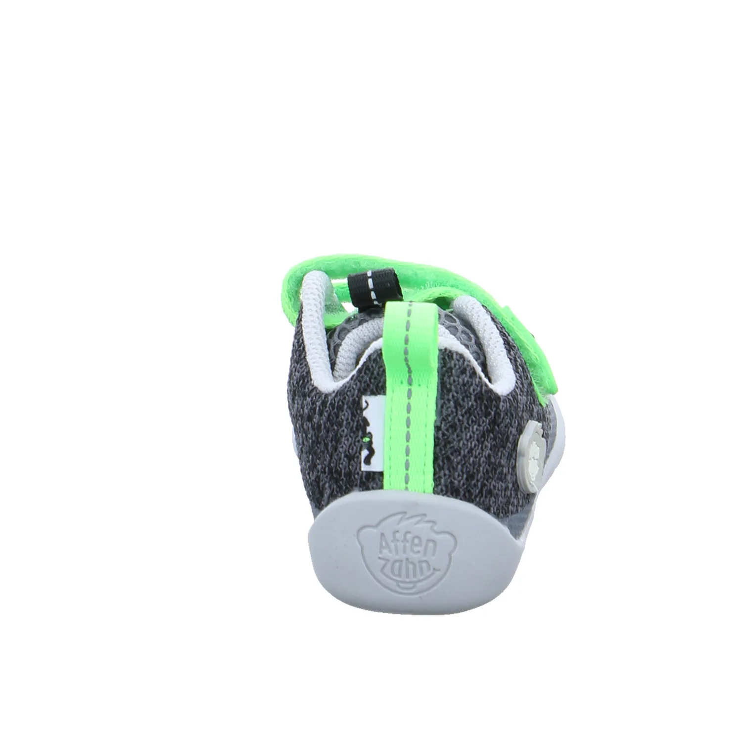 AFFENZAHN Komfortschuh Kleinkinder-Halbschuh Klett Grau Textil AFFENZAHN Komfortschuh Kleinkinder-Halbschuh Klett Grau Textil