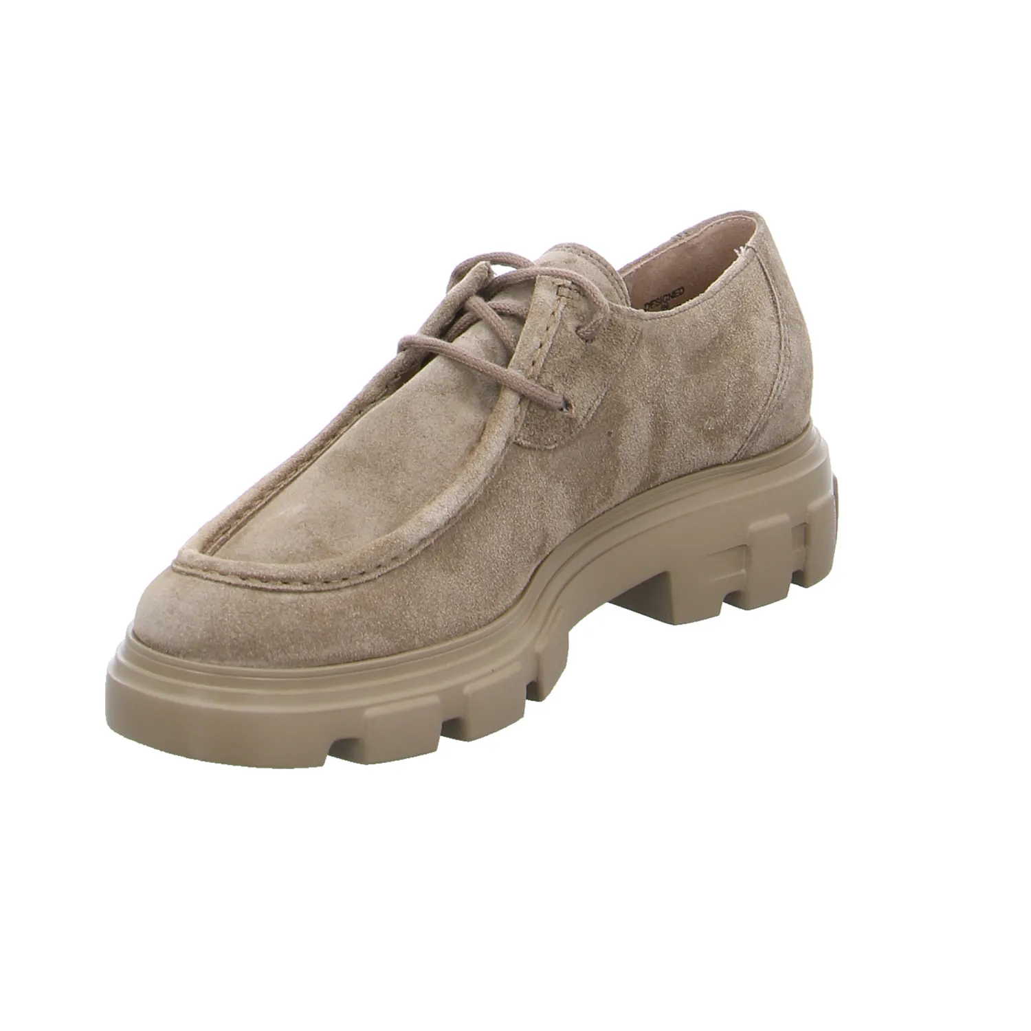 PAUL GREEN Schnürschuh Beige Leder PAUL GREEN Schnürschuh Beige Leder
