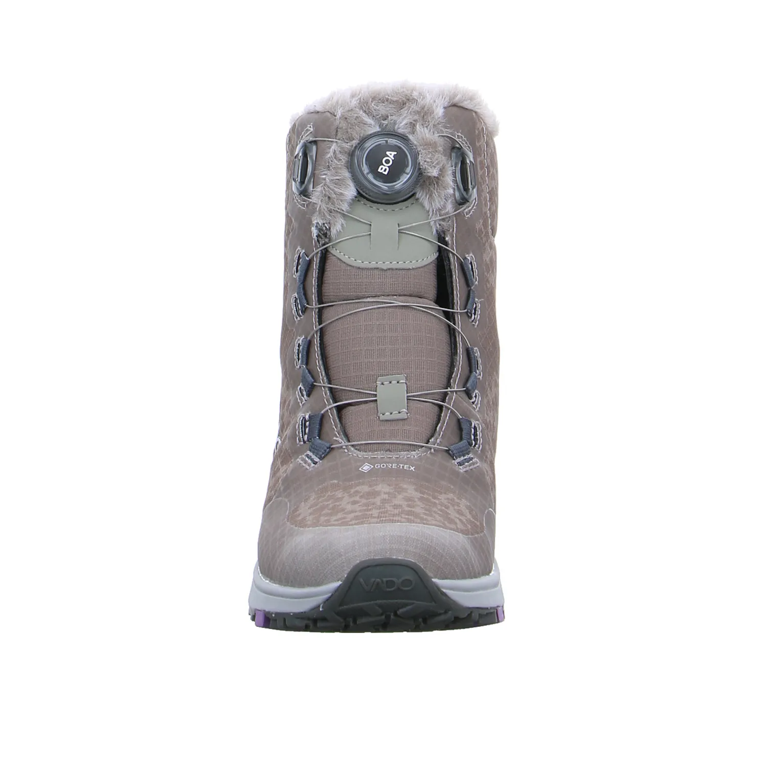VADO Winter-Snowboot Mädchen-Snowboot Membrane Taupe Textil VADO Winter-Snowboot Mädchen-Snowboot Membrane Taupe Textil