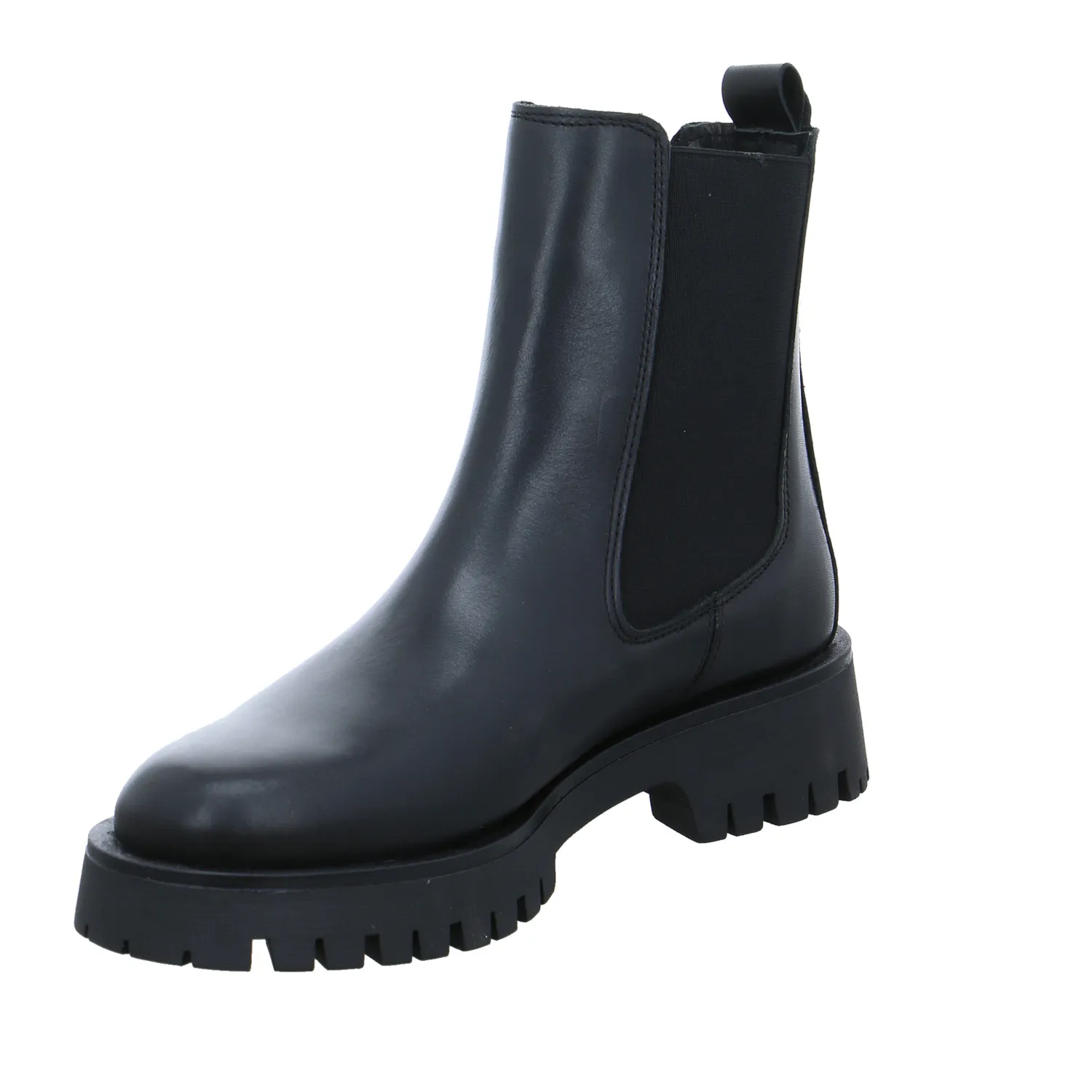 SCHUHENGEL Boot Schwarz Leder SCHUHENGEL Boot Schwarz Leder