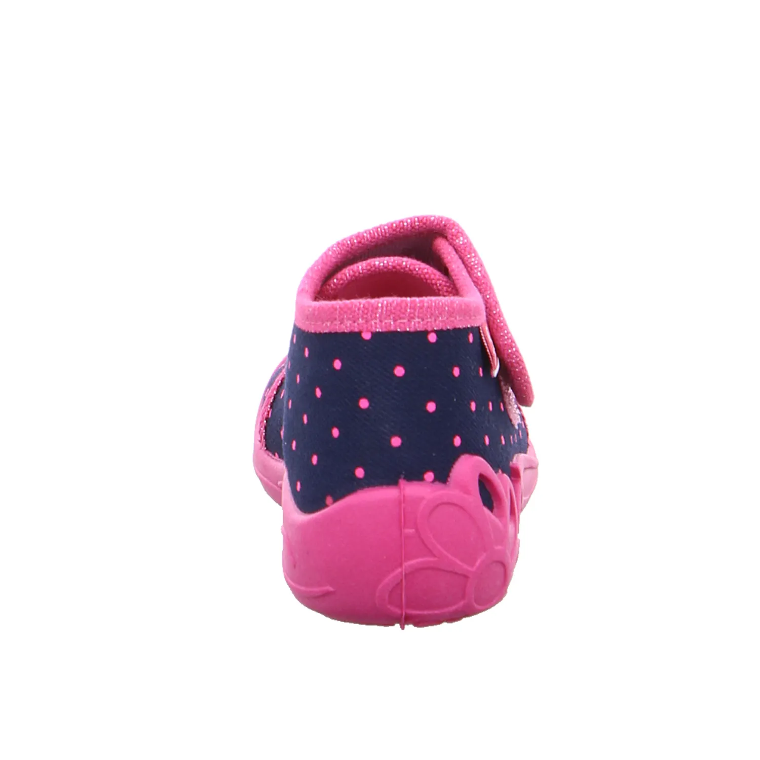 BECK Mädchen-Hausschuh Baby-Hausschuh Blau Textil 