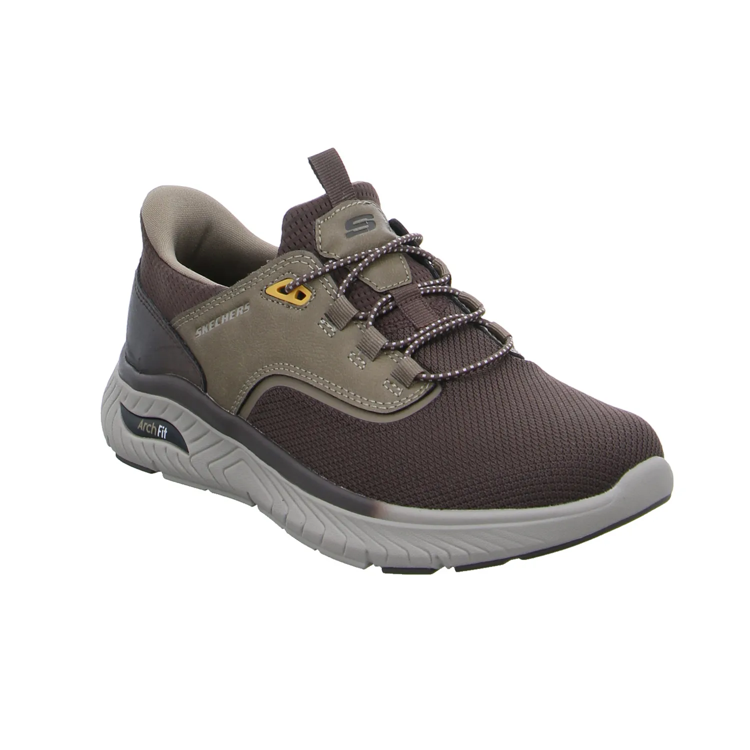 SKECHERS Arch Fit Halbschuhe Sneaker Stoff Braun Textil SKECHERS Arch Fit Halbschuhe Sneaker Stoff Braun Textil