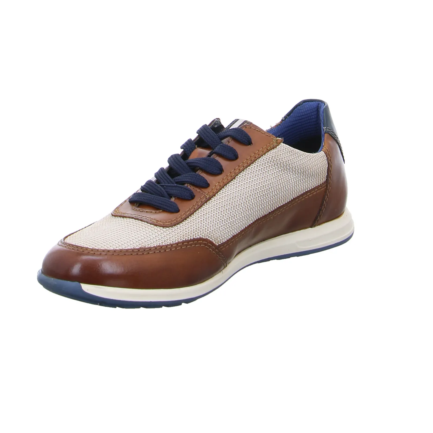BUGATTI SHOES Halbschuhe Sneaker Cognac Leder BUGATTI SHOES Halbschuhe Sneaker Cognac Leder