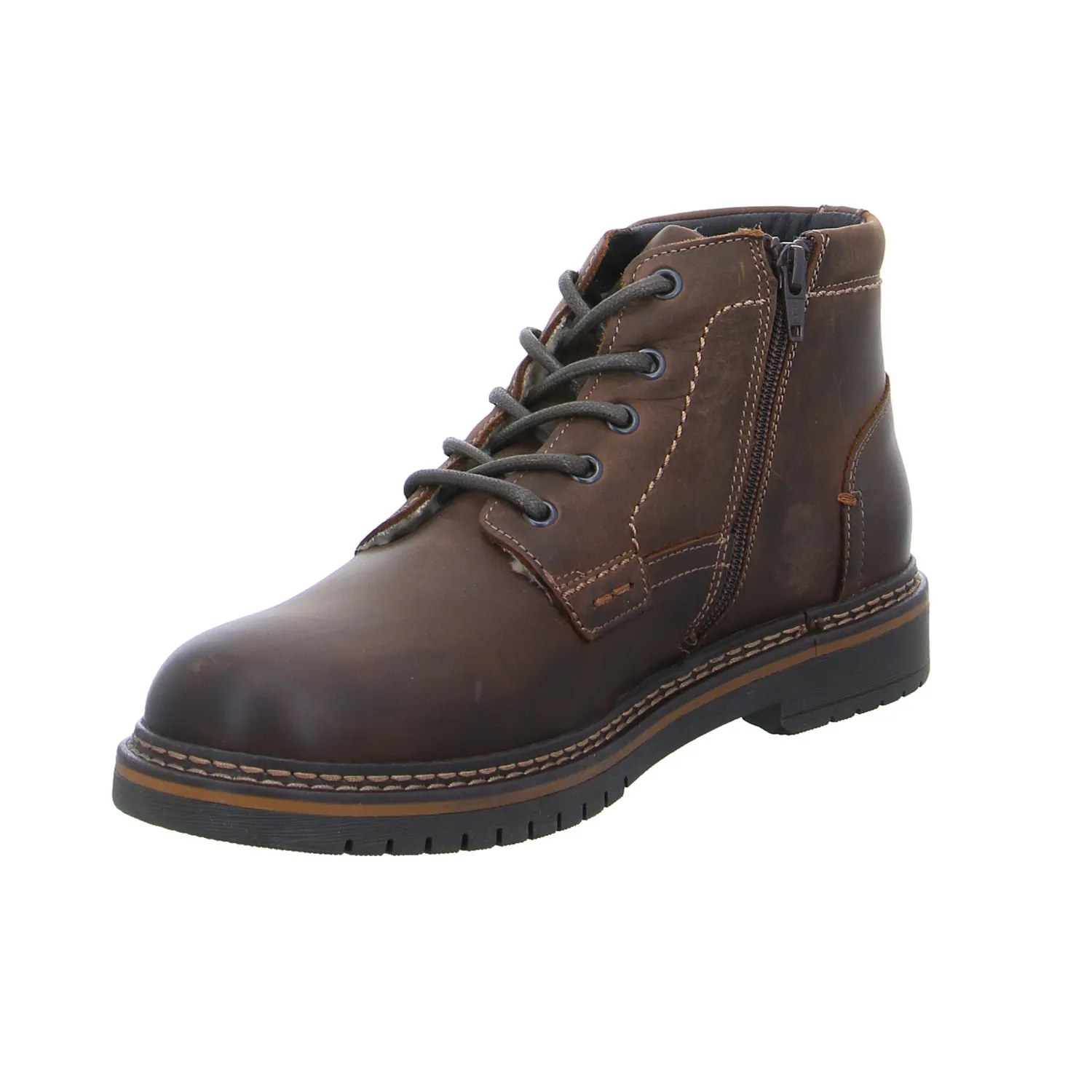* Winter-Boots Braun Leder * Winter-Boots Braun Leder