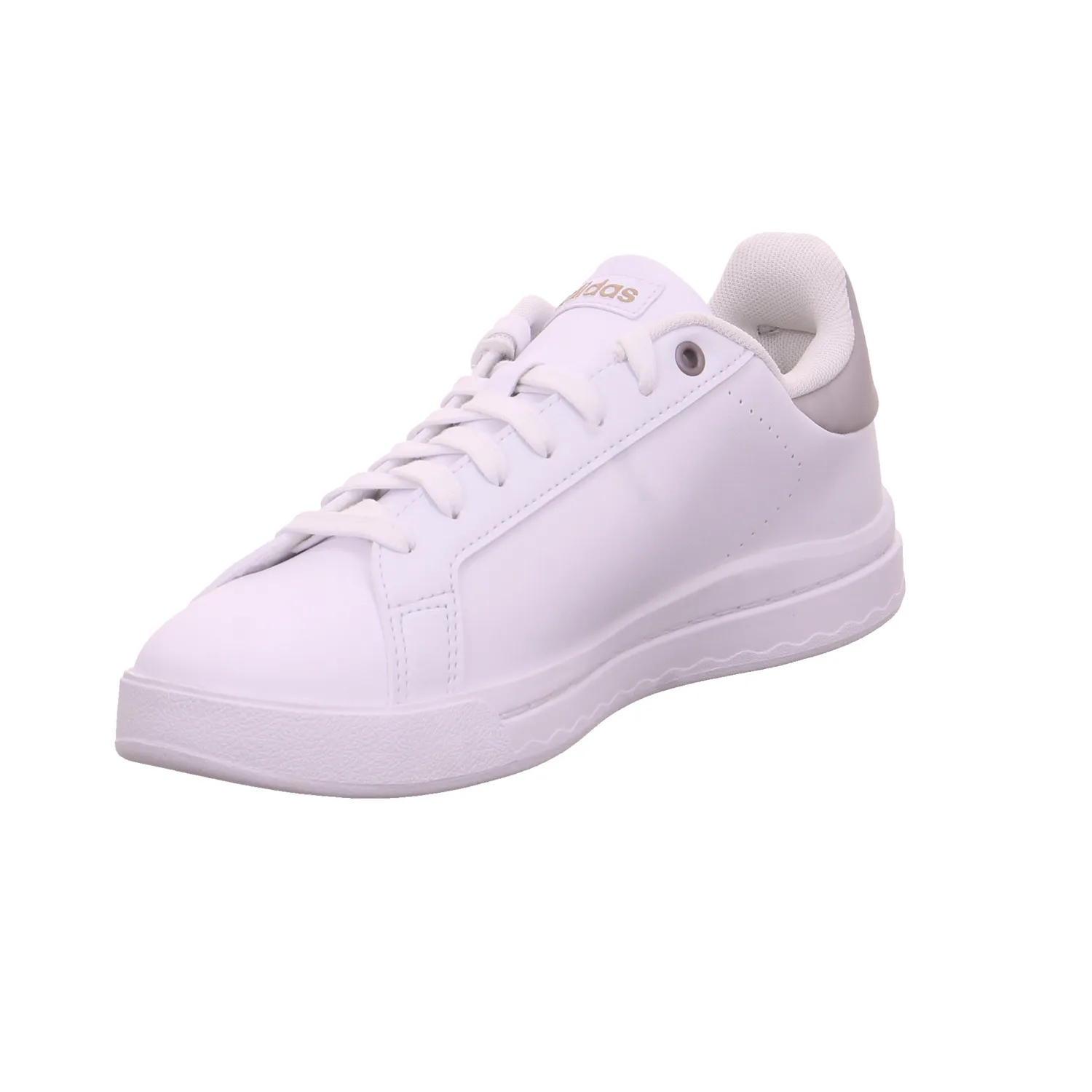 ADIDAS COURT SILK,FTWWHT/WONTAU/TAUME Sneaker- Streetschuh Damen Weiss Lederimitat ADIDAS COURT SILK,FTWWHT/WONTAU/TAUME Sneaker- Streetschuh Damen Weiss Lederimitat