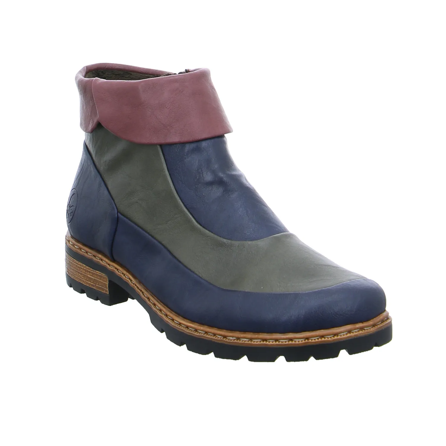 RIEKER Stiefel Blau Lederimitat RIEKER Stiefel Blau Lederimitat