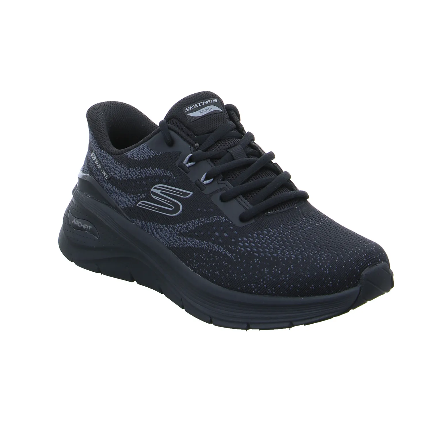 SKECHERS Halbschuhe Sneaker Stoff Schwarz Synthetik SKECHERS Halbschuhe Sneaker Stoff Schwarz Synthetik