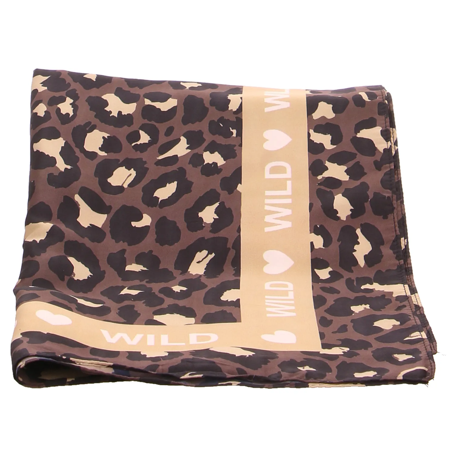 * Nikky-Tuch Quadratt mittel Schal Braun Textil * Nikky-Tuch Quadratt mittel Schal Braun Textil