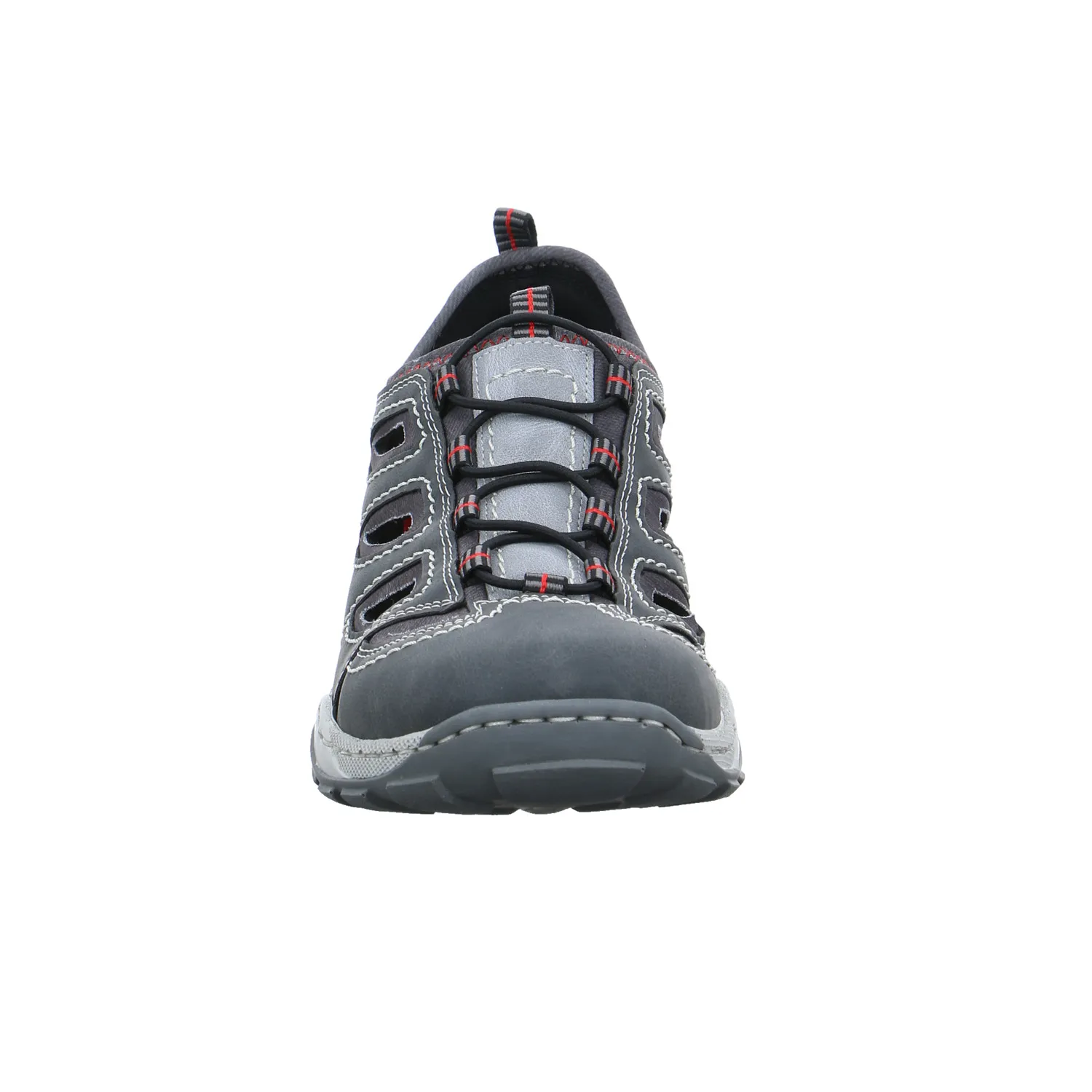 RIEKER Sandale Grau Lederimitat RIEKER Sandale Grau Lederimitat