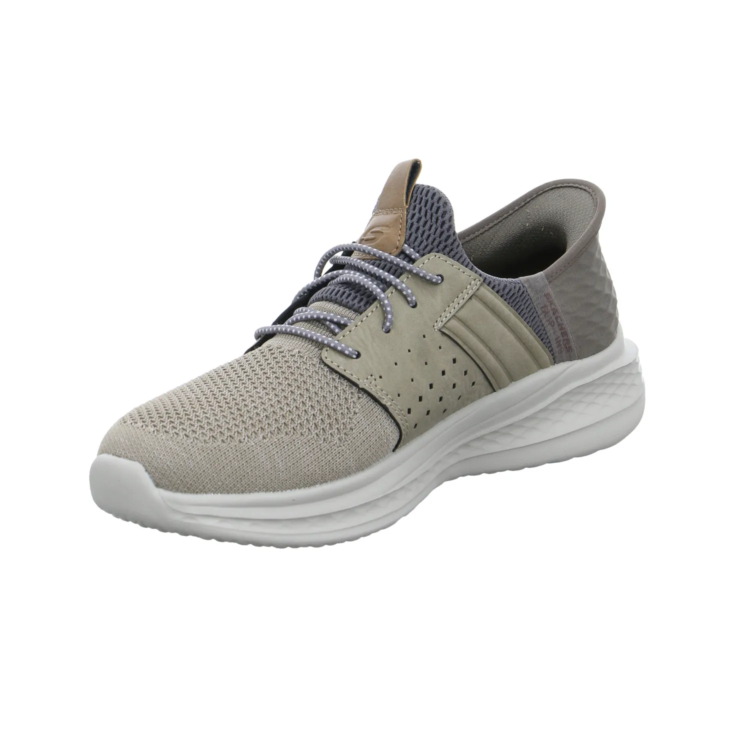 SKECHERS Air-Cooled Memory Foam Halbschuhe Sneaker Stoff Beige Synthetik SKECHERS Air-Cooled Memory Foam Halbschuhe Sneaker Stoff Beige Synthetik