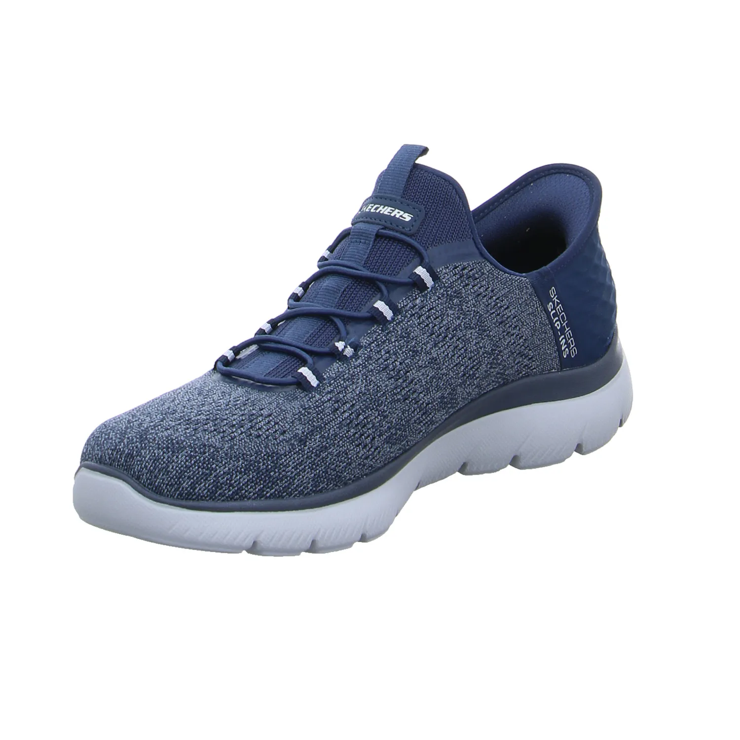 SKECHERS Air-Cooled Memory Foam Halbschuhe Sneaker Stoff Blau Synthetik SKECHERS Air-Cooled Memory Foam Halbschuhe Sneaker Stoff Blau Synthetik