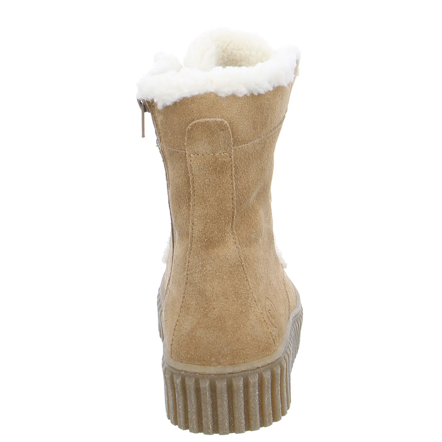 SCHUHENGEL Boot Beige Leder SCHUHENGEL Boot Beige Leder
