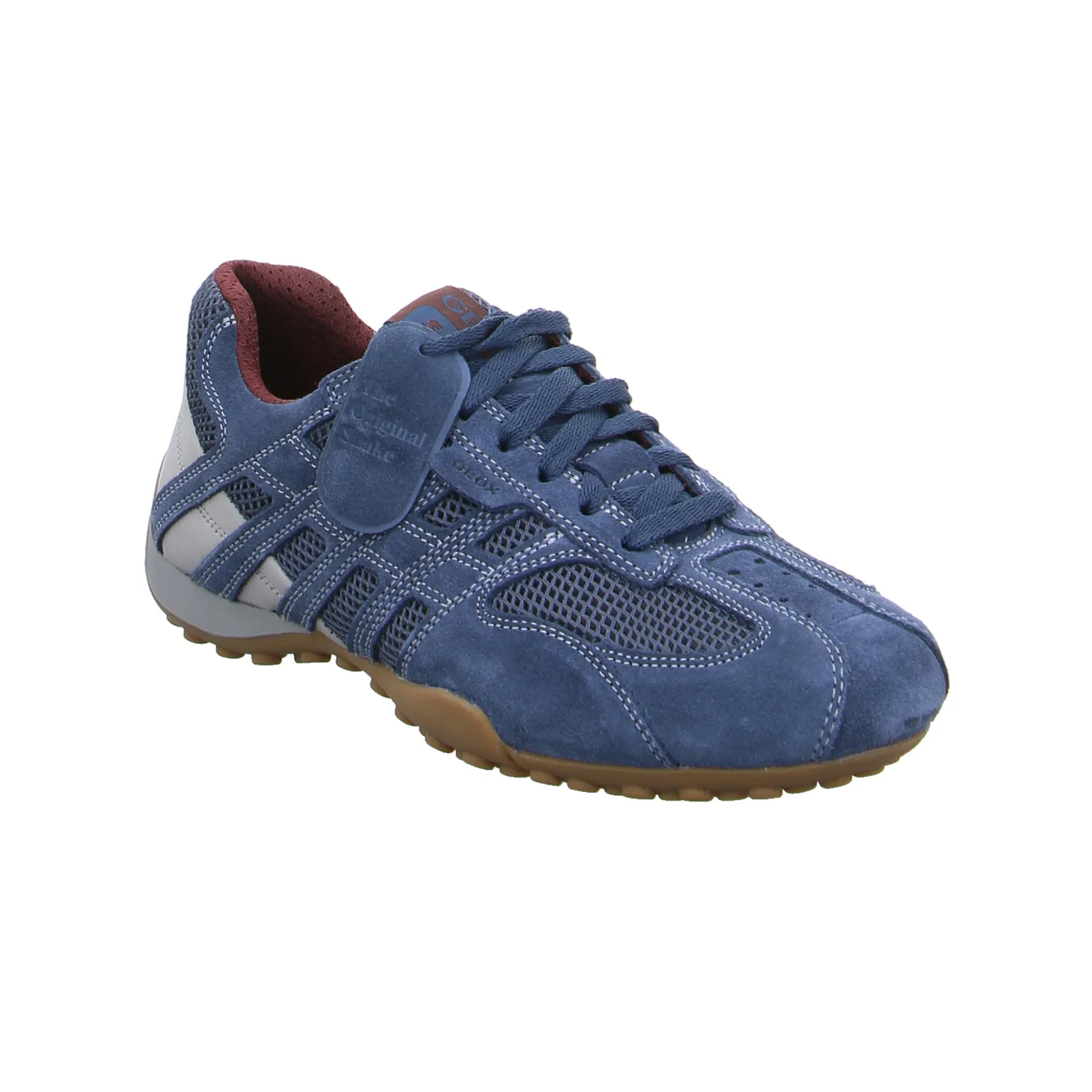 GEOX Binder Halbschuhe Sneaker Blau Leder GEOX Binder Halbschuhe Sneaker Blau Leder