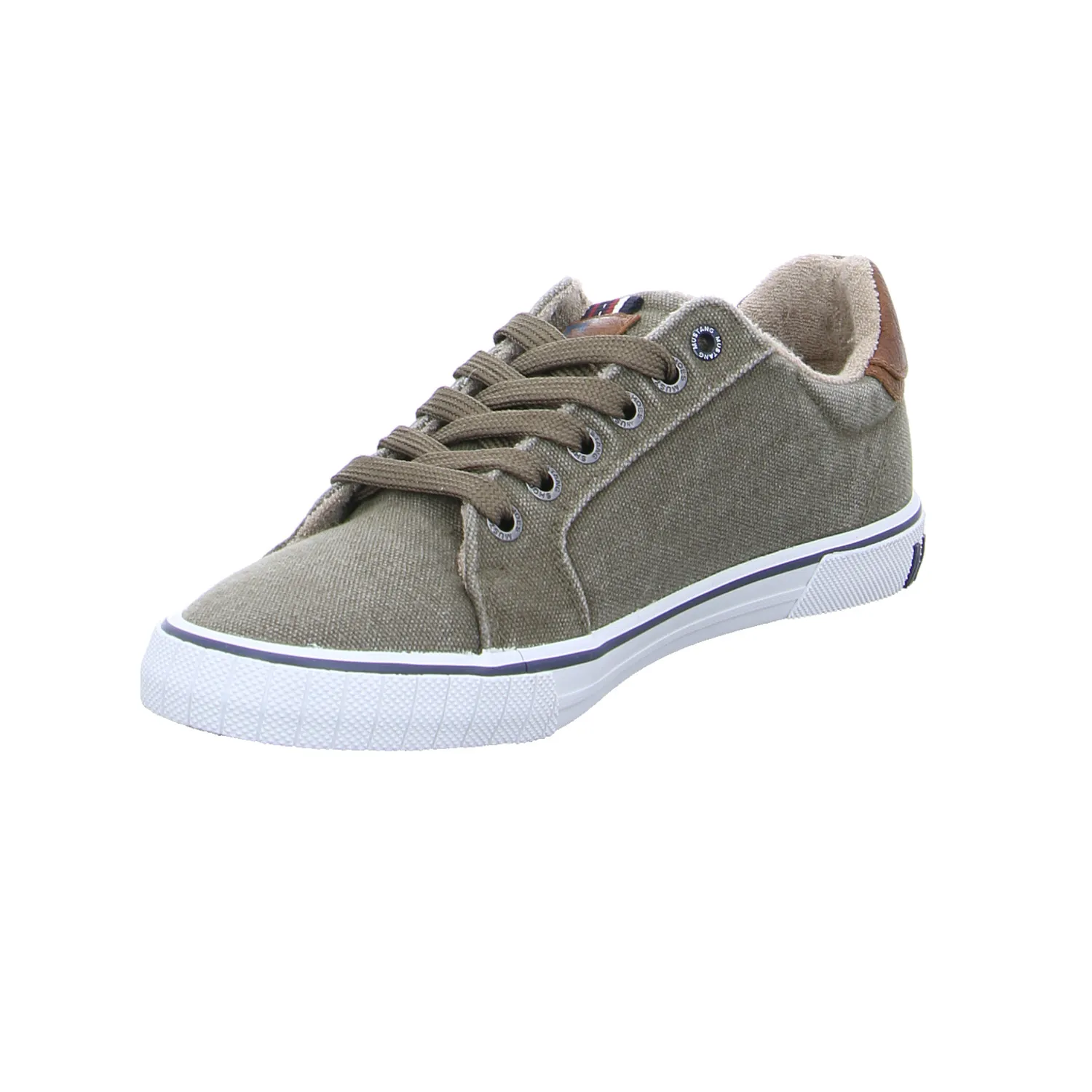 MUSTANG Stoffschuh Olive Textil 