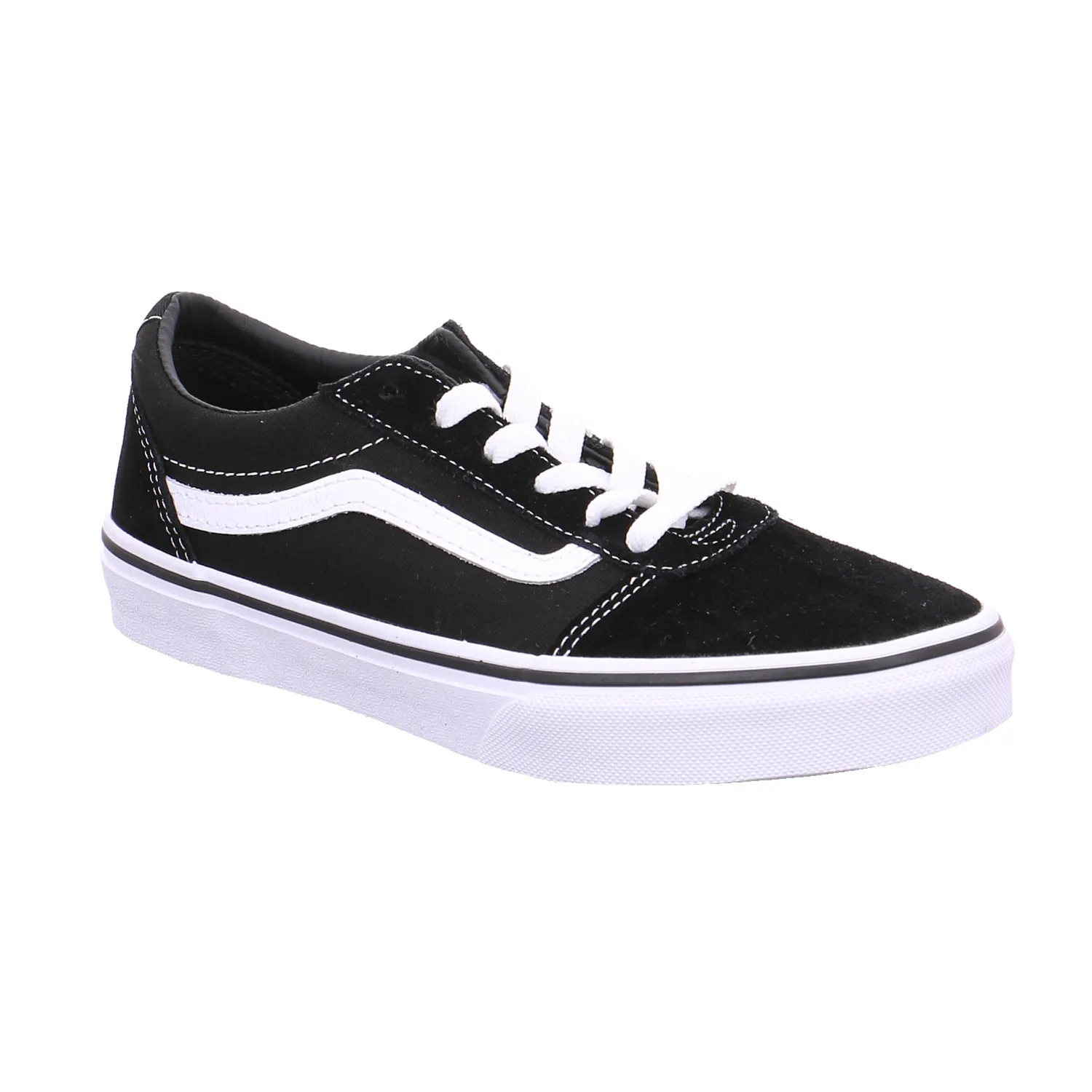 VANS Kinder Sportschuh Schwarz Leder VANS Kinder Sportschuh Schwarz Leder