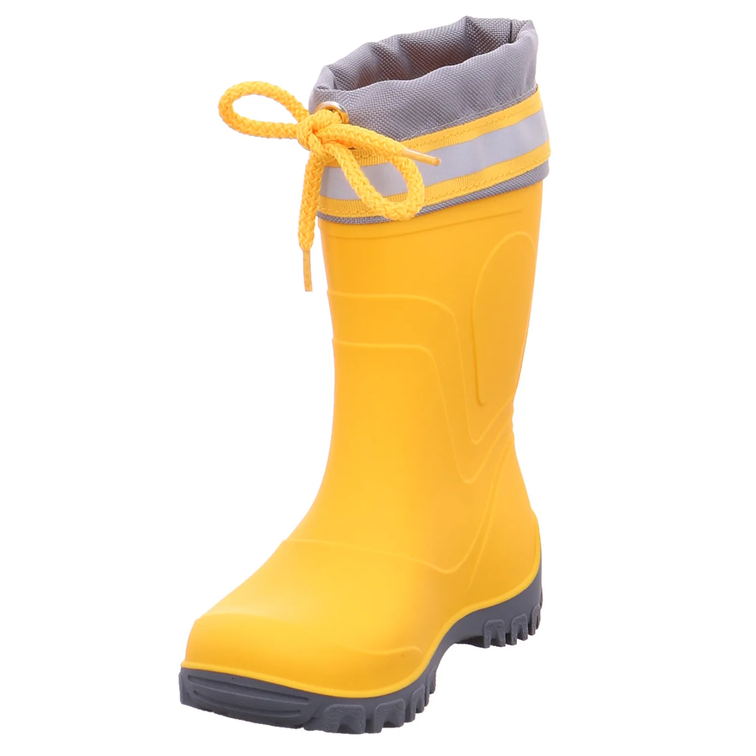 SCHUHDEPOT Kinder-Gummistiefel Gelb Synthetik 