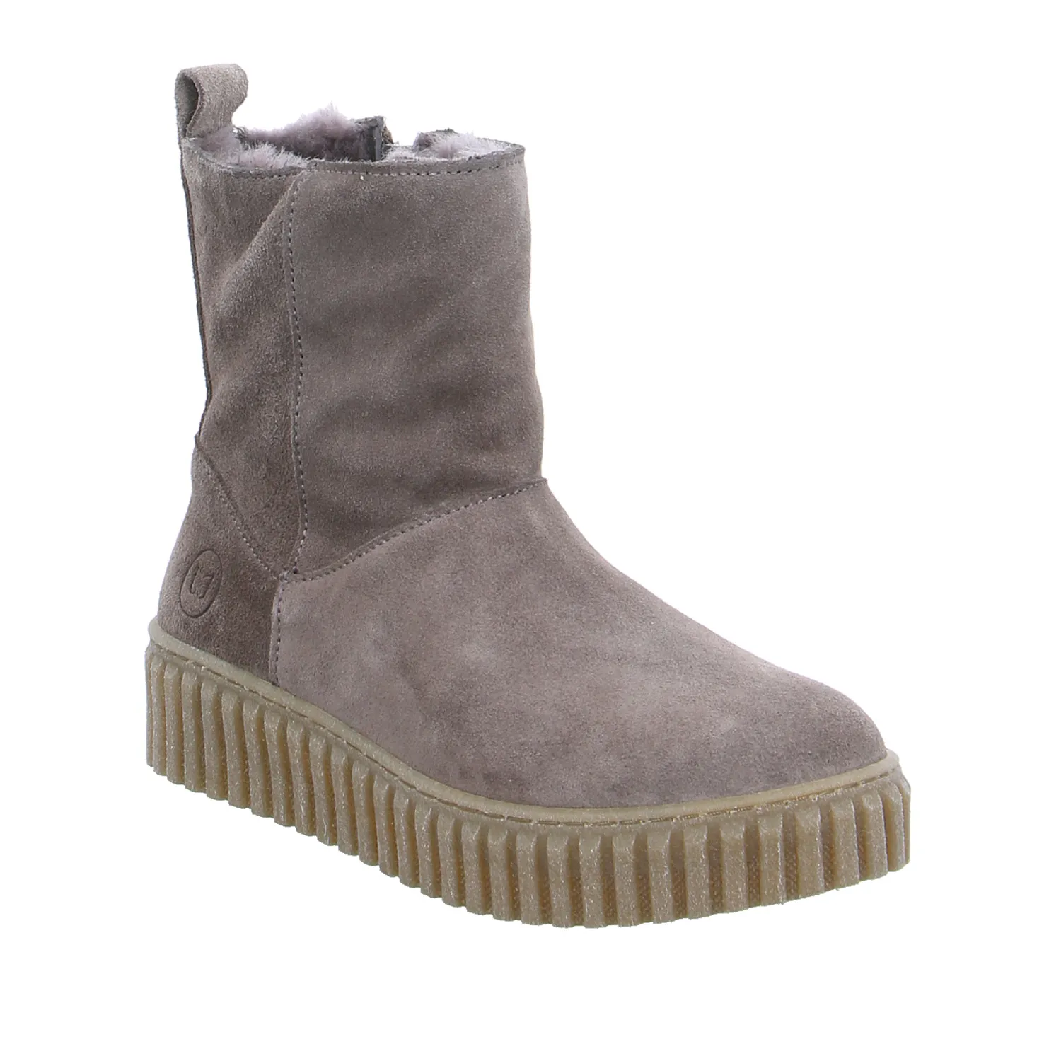 SCHUHENGEL Boot Taupe Leder 