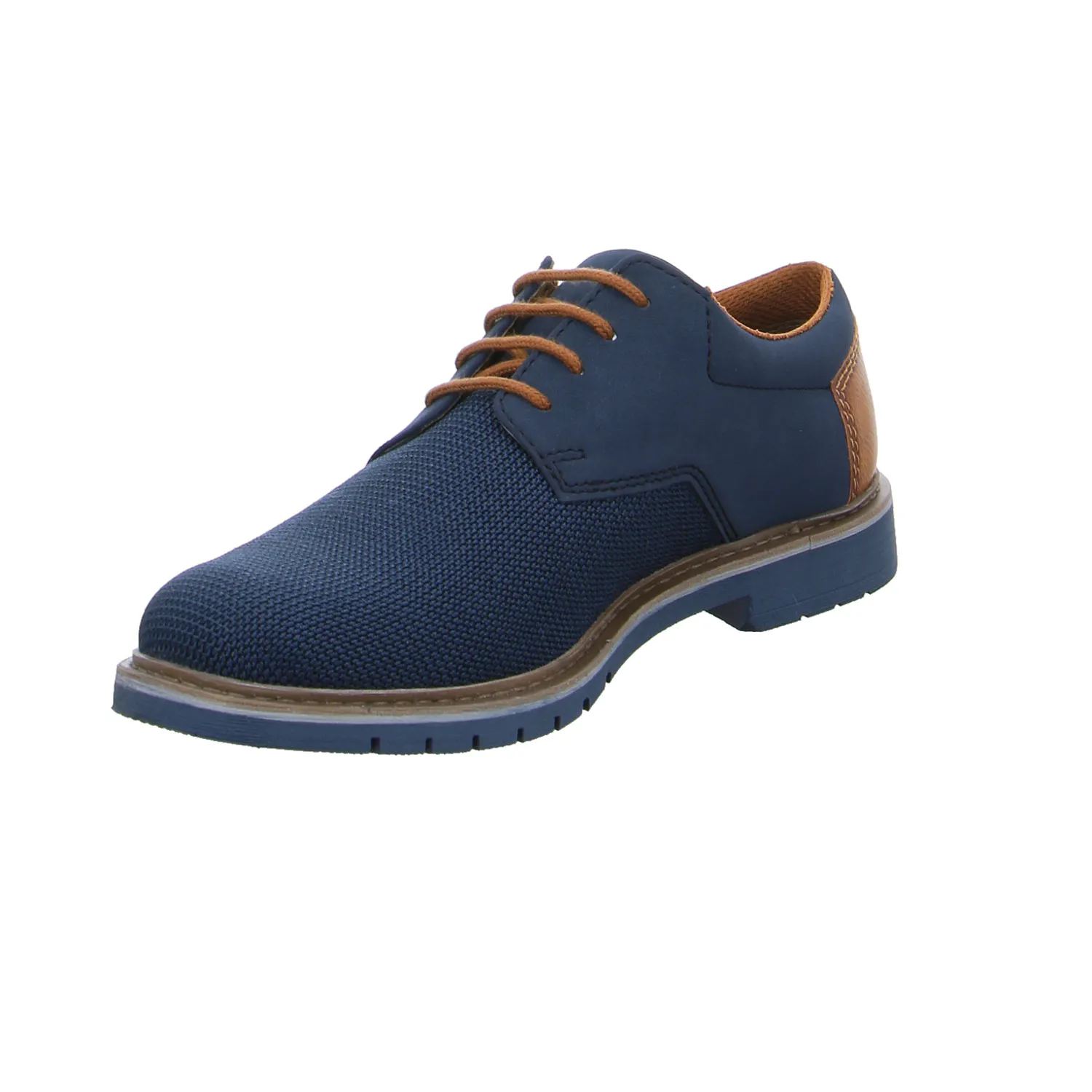 BUGATTI SHOES Halbschuh-City Blau Textil 