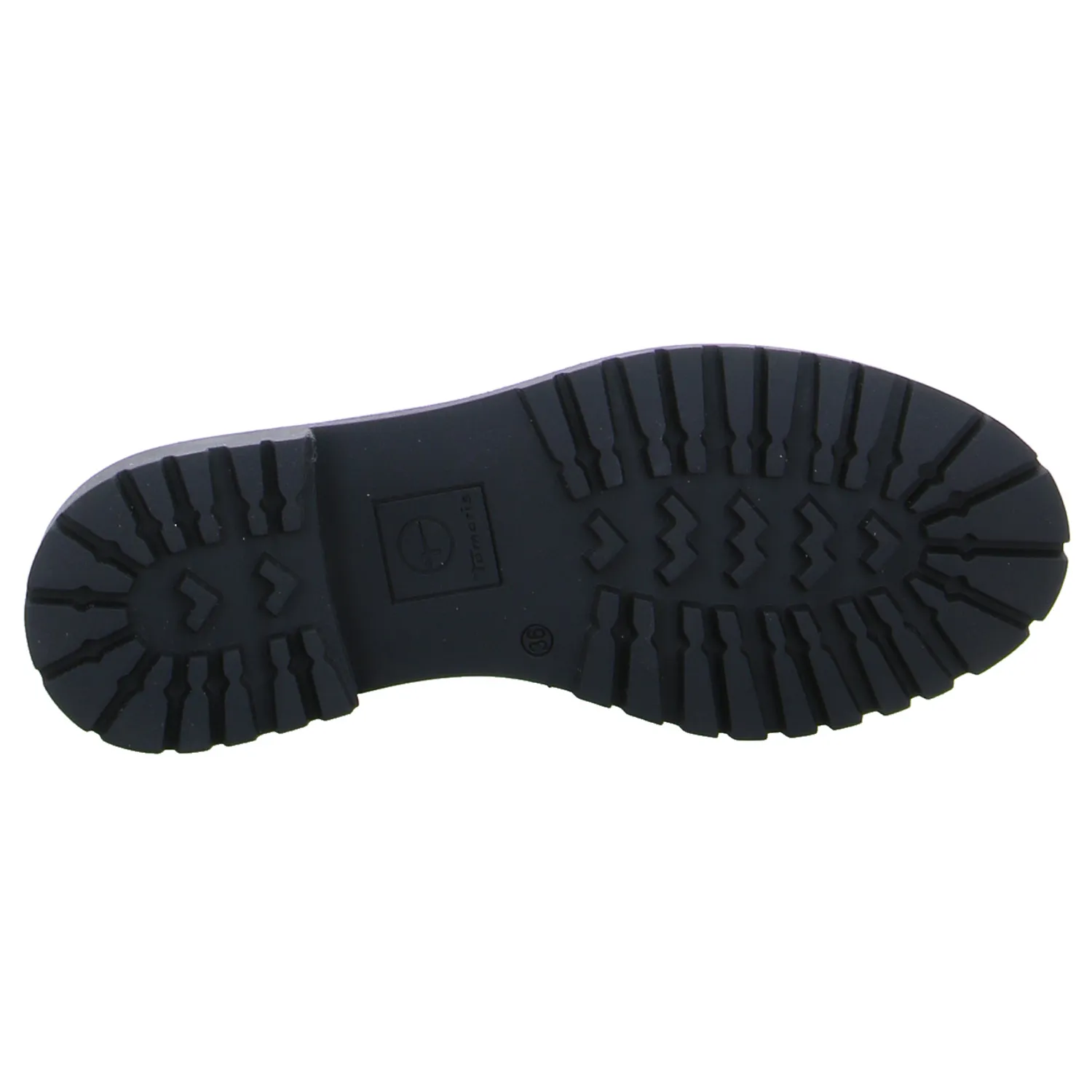 TAMARIS Slipper Schwarz Leder TAMARIS Slipper Schwarz Leder