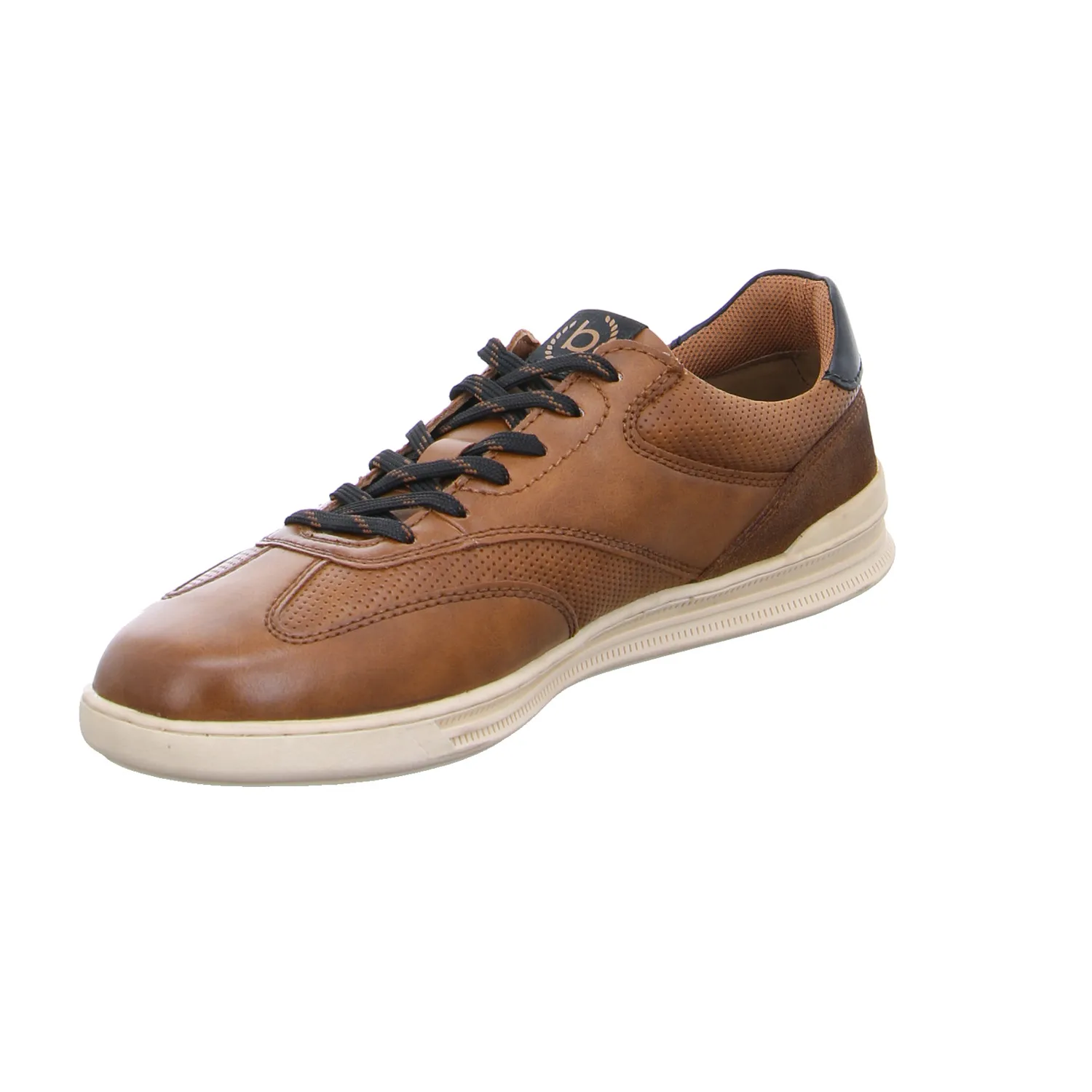 BUGATTI SHOES Halbschuhe Sneaker Cognac Lederimitat BUGATTI SHOES Halbschuhe Sneaker Cognac Lederimitat