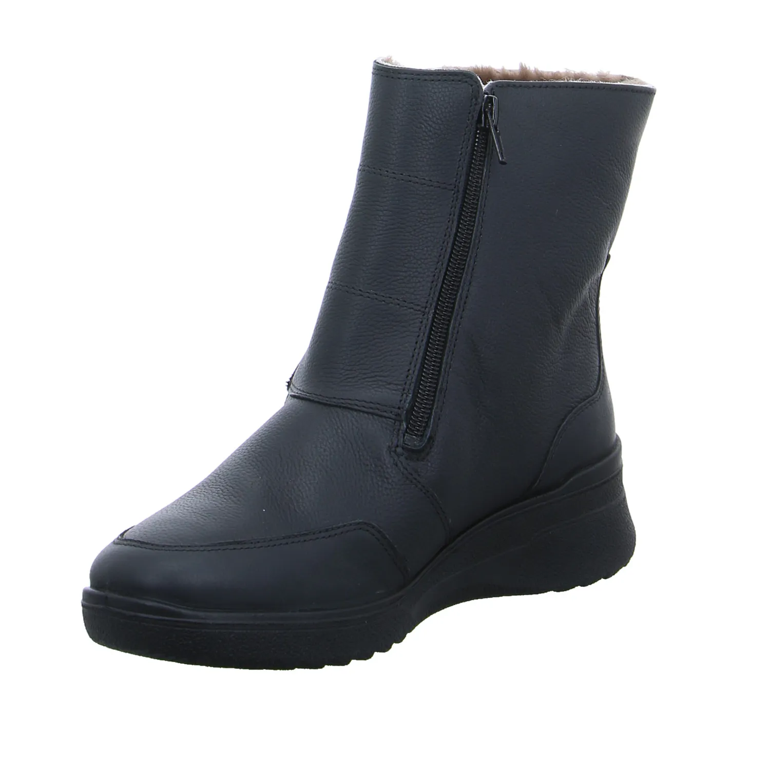 ARA Comfort-Stiefelette Schwarz Leder ARA Comfort-Stiefelette Schwarz Leder