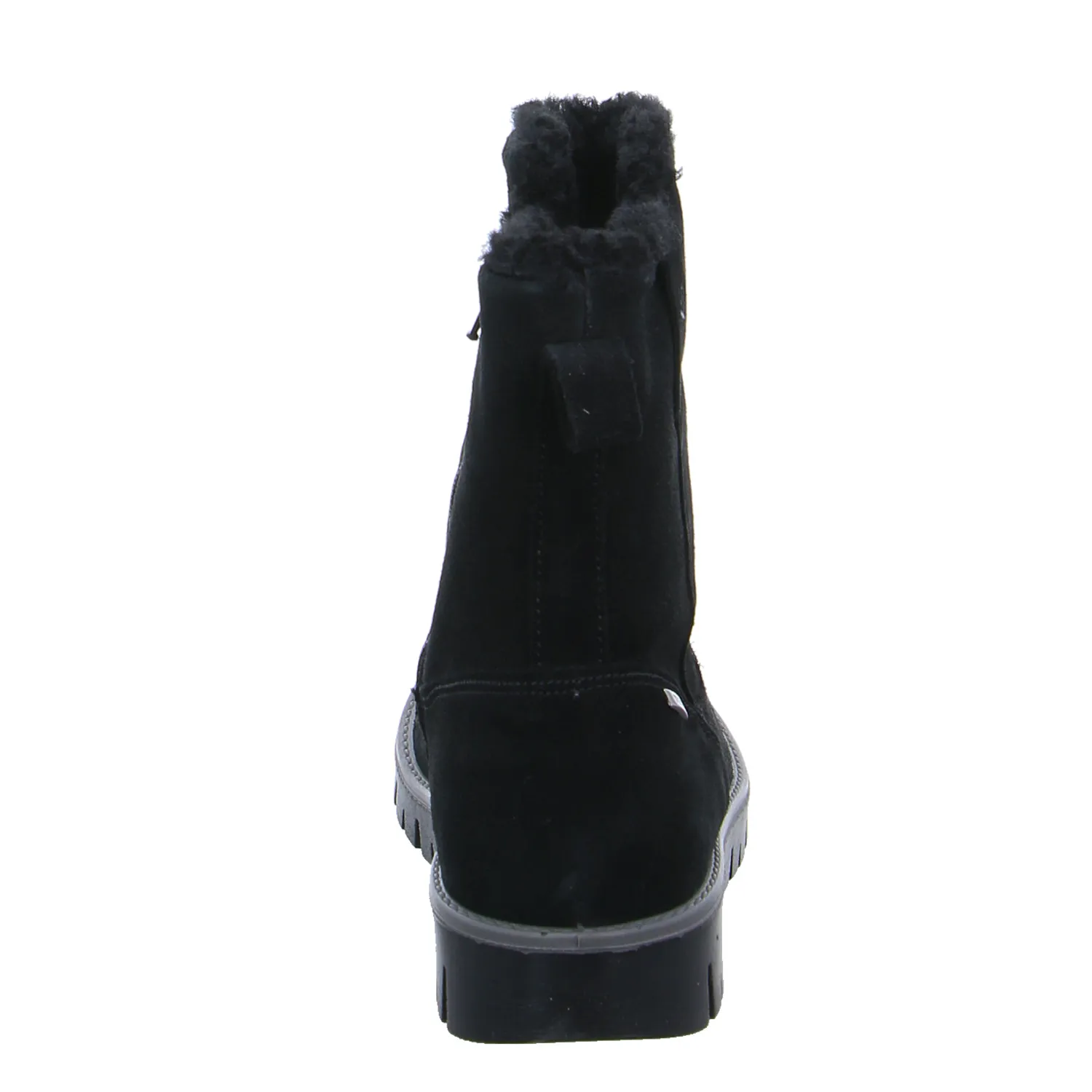 IMAC Stiefelette Mädchen-Winter-Bottine Schwarz Leder IMAC Stiefelette Mädchen-Winter-Bottine Schwarz Leder