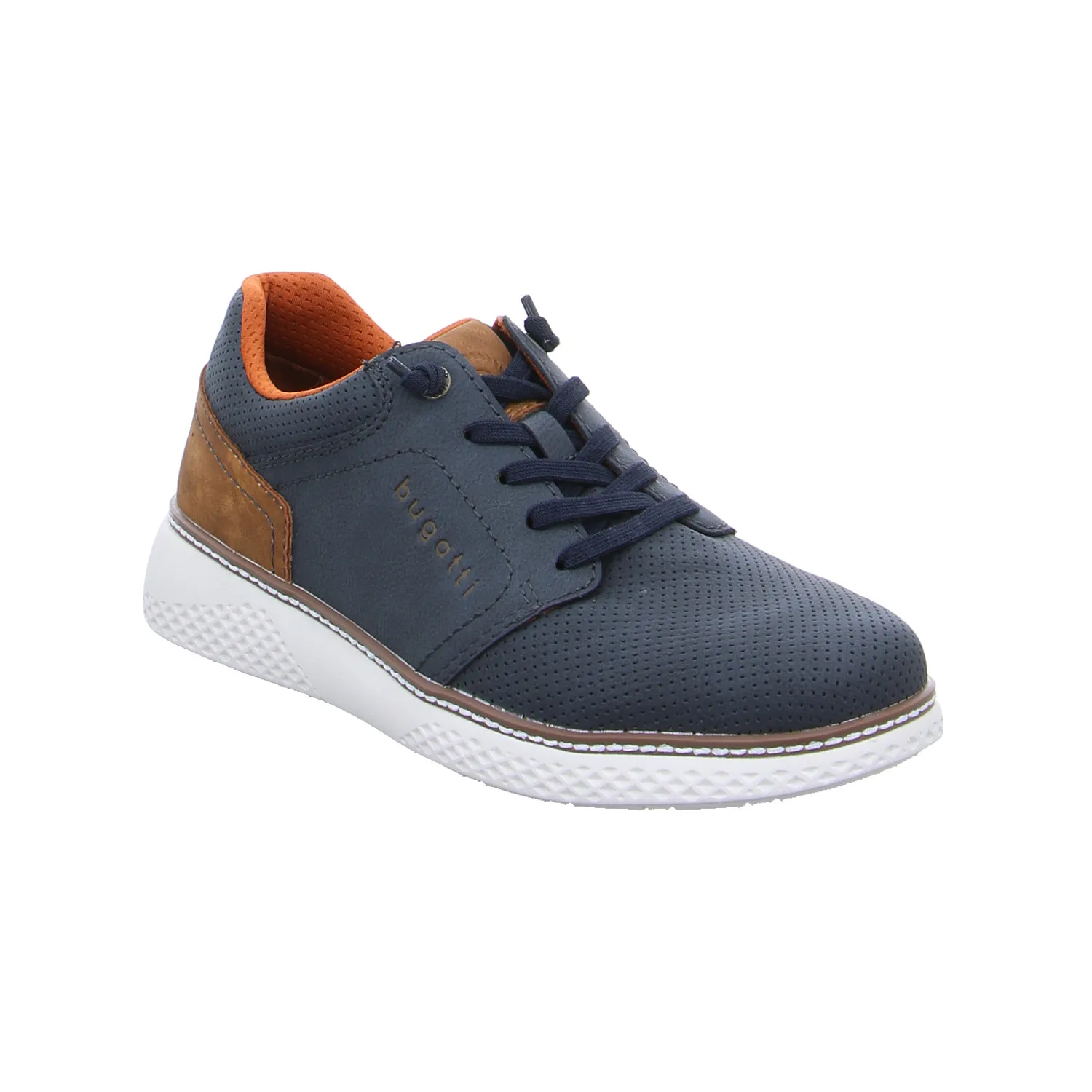 BUGATTI SHOES Halbschuhe Sneaker Blau Lederimitat BUGATTI SHOES Halbschuhe Sneaker Blau Lederimitat