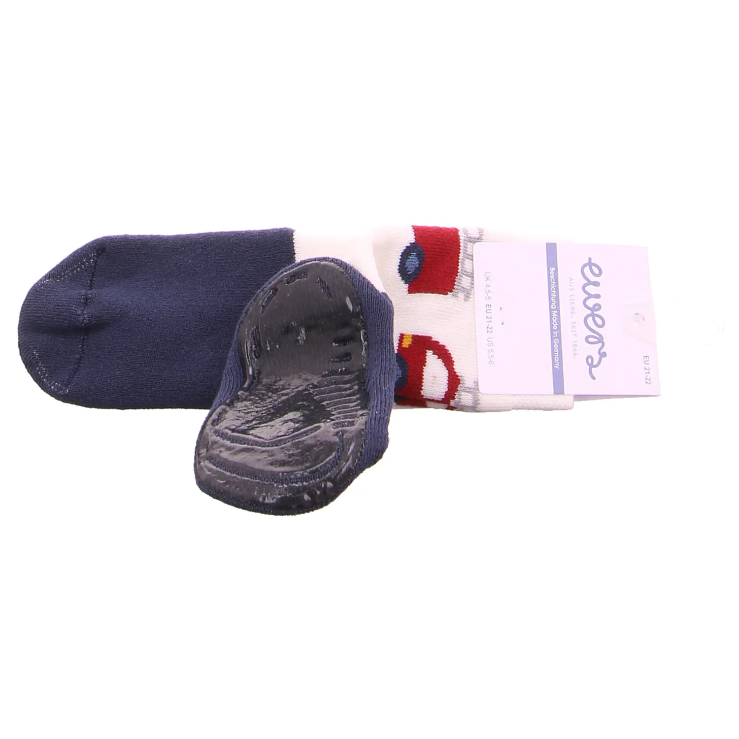 EWERS Vollsohle, Feuerwehr Antirutsch-Socken Dunkelblau Textil EWERS Vollsohle, Feuerwehr Antirutsch-Socken Dunkelblau Textil