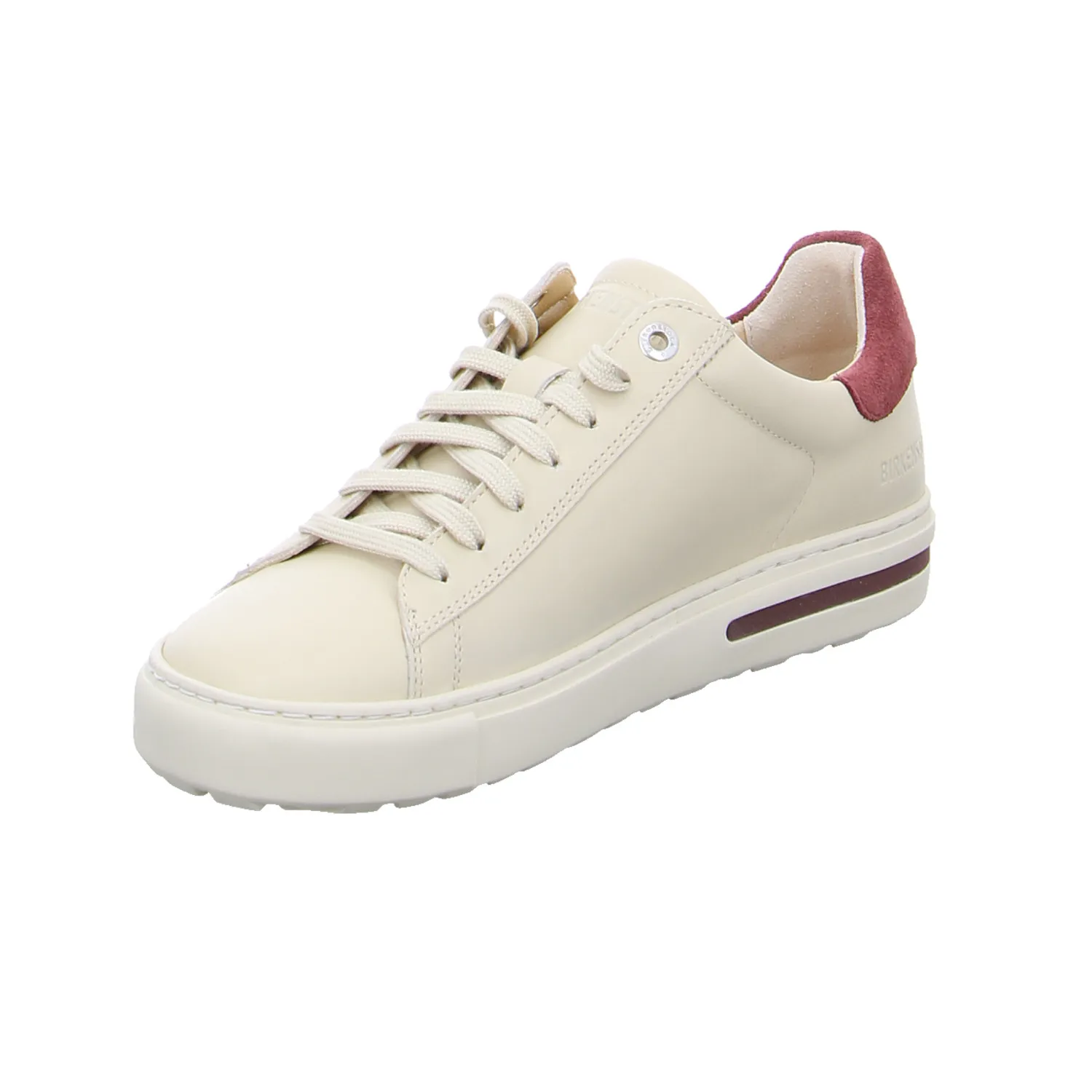 BIRKENSTOCK Schnürschuh Offwhite Leder 