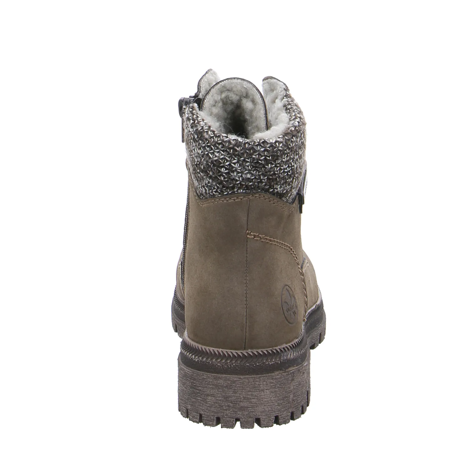 RIEKER Boot Taupe Lederimitat RIEKER Boot Taupe Lederimitat