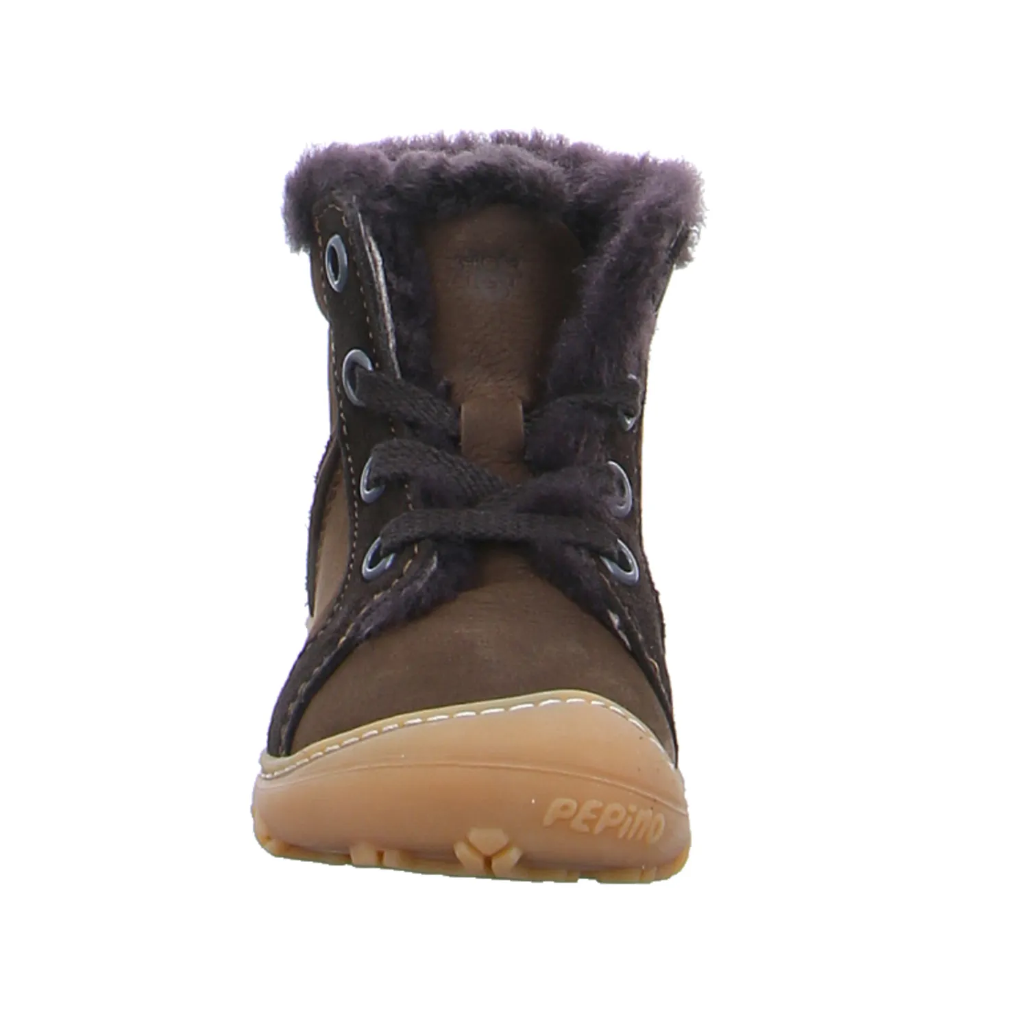 PEPINO Bottine Unisex Kleinkinder-Winter-Bottine Braun Leder PEPINO Bottine Unisex Kleinkinder-Winter-Bottine Braun Leder