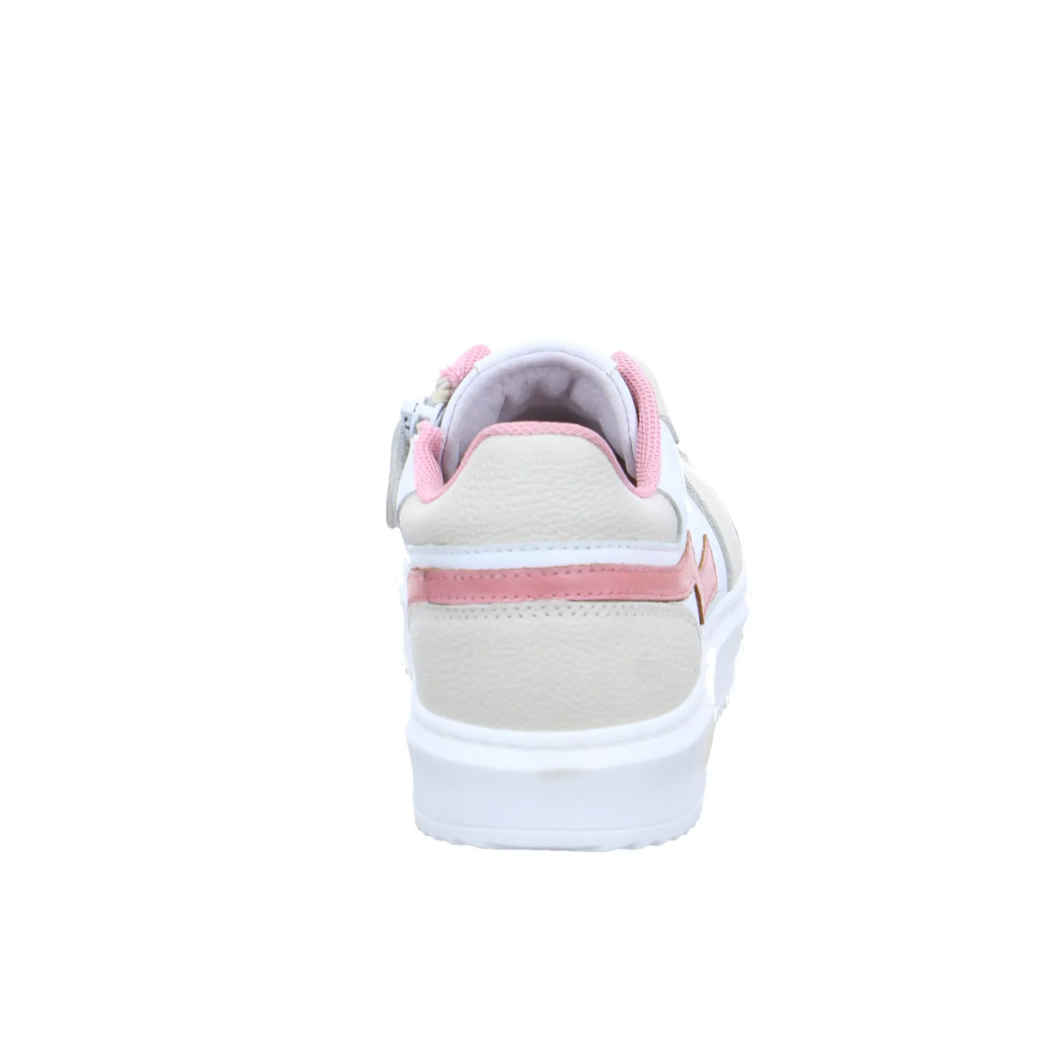 GATTINO Sneaker Mädchen-Halbschuh Binder Weiss Leder 