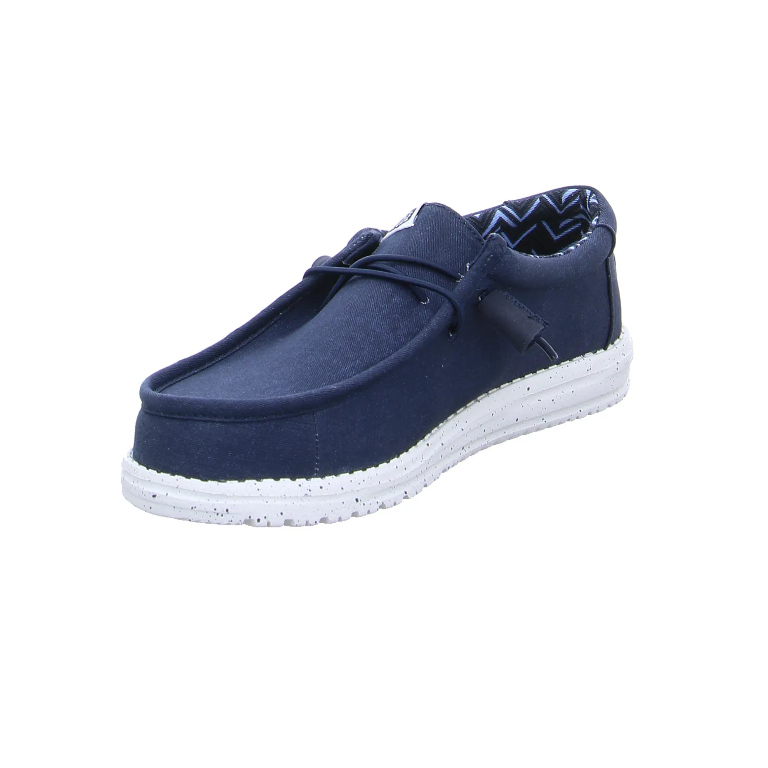 HEY DUDE Halbschuh Blau Textil 