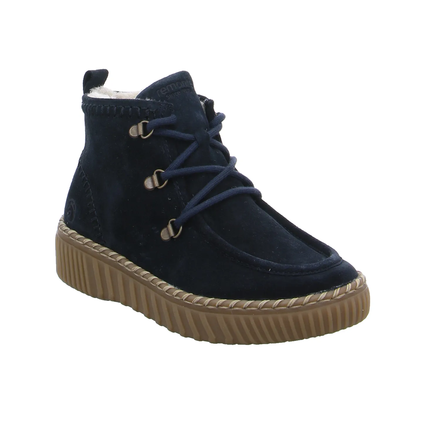REMONTE Boot Blau Leder REMONTE Boot Blau Leder