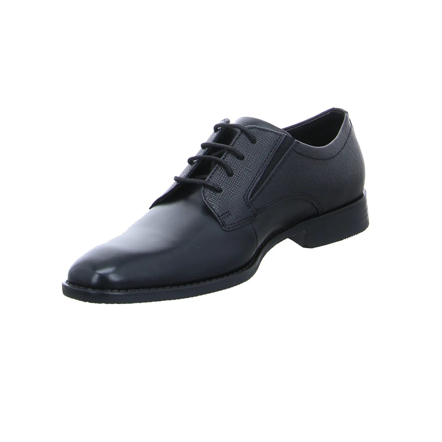 BUGATTI SHOES Halbschuh-City Schwarz Leder 