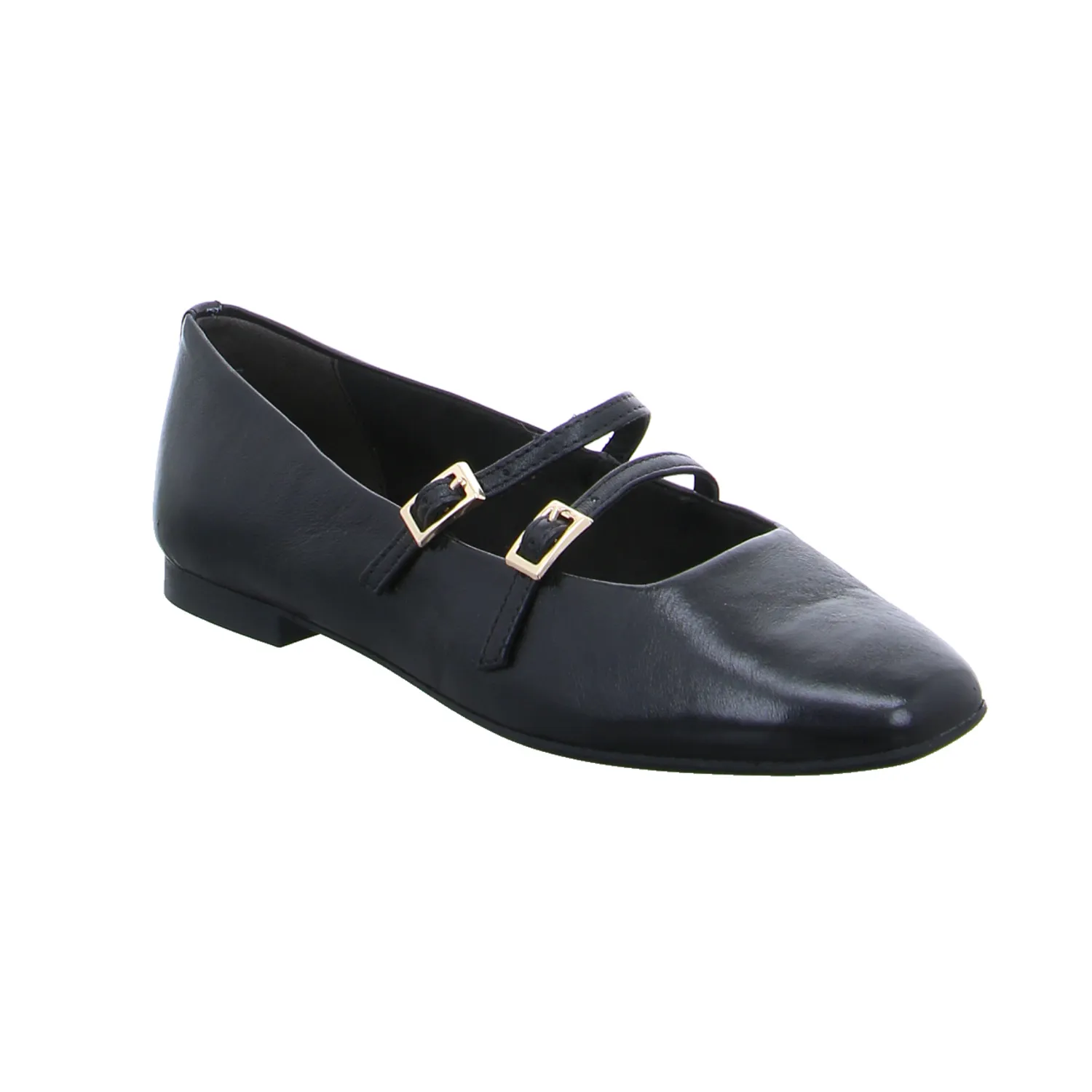 TAMARIS Ballerina Schwarz Leder 