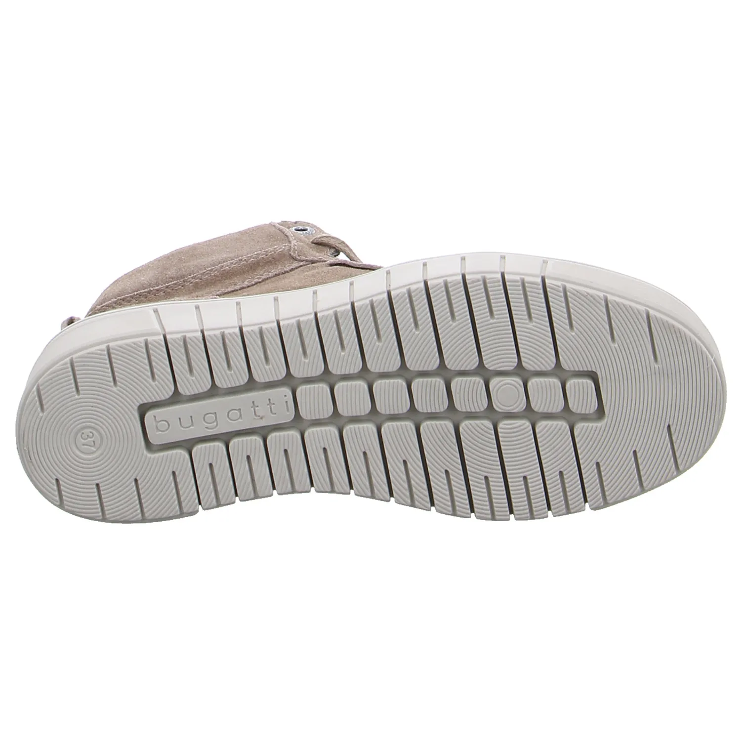 BUGATTI SHOES Mid Cut Sneaker Taupe Leder BUGATTI SHOES Mid Cut Sneaker Taupe Leder