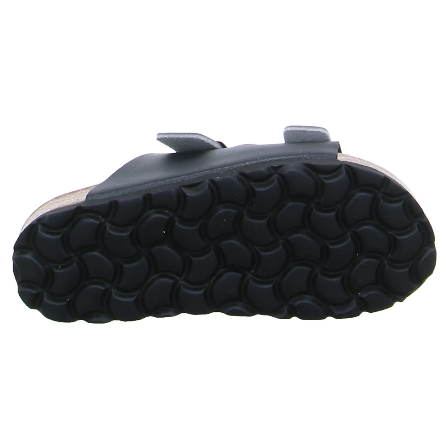BIOLife Weichtritt Kinder-Pantolette Grau Lederimitat BIOLife Weichtritt Kinder-Pantolette Grau Lederimitat