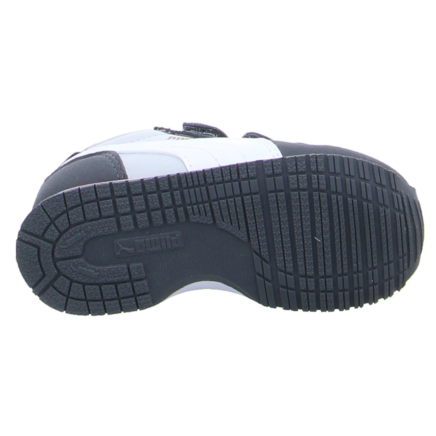 PUMA unisex Sneaker Baby-Sport-Bottine Grau Lederimitat 