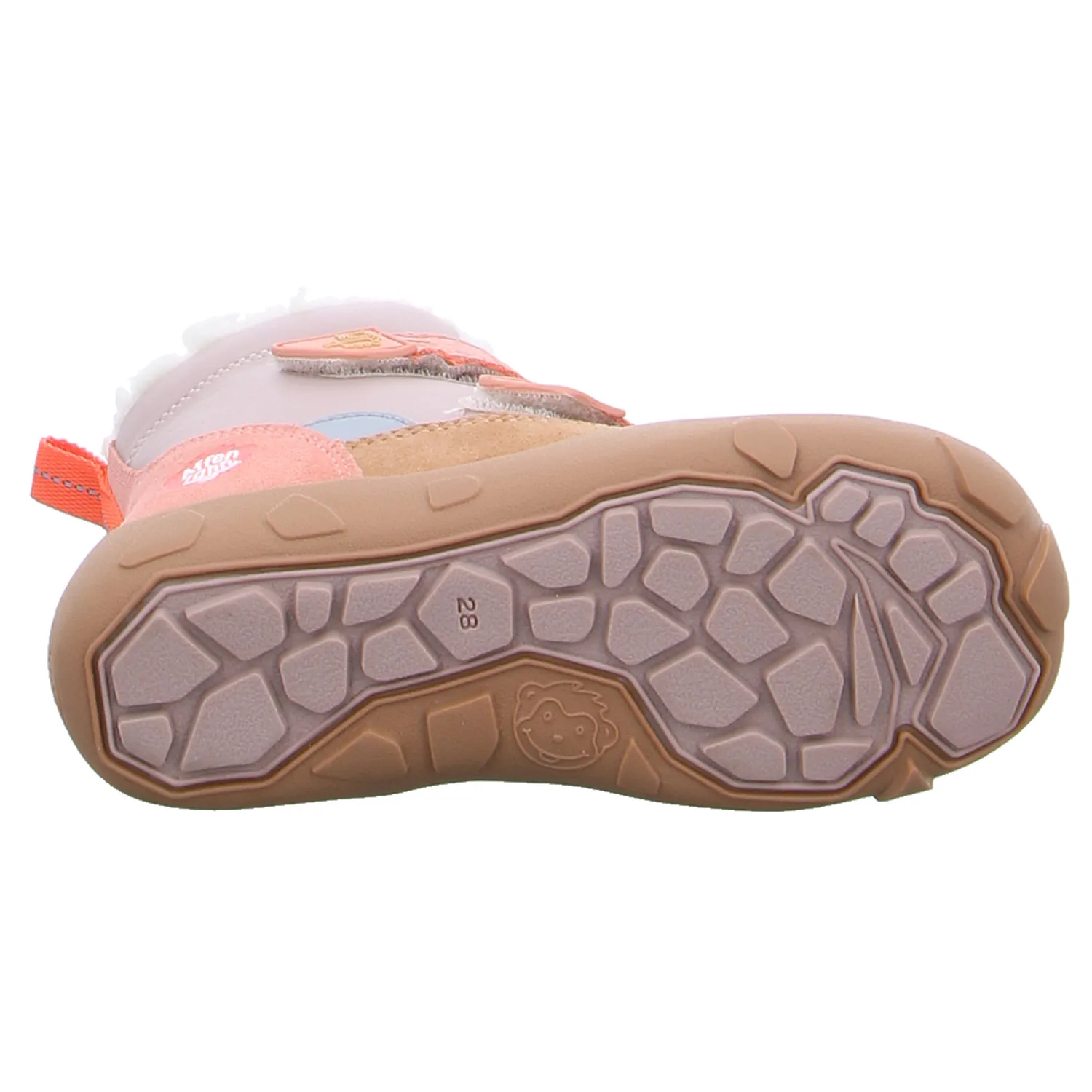 AFFENZAHN Affenzahn Kleinkinder-Snowboot  Membran Beige Leder 