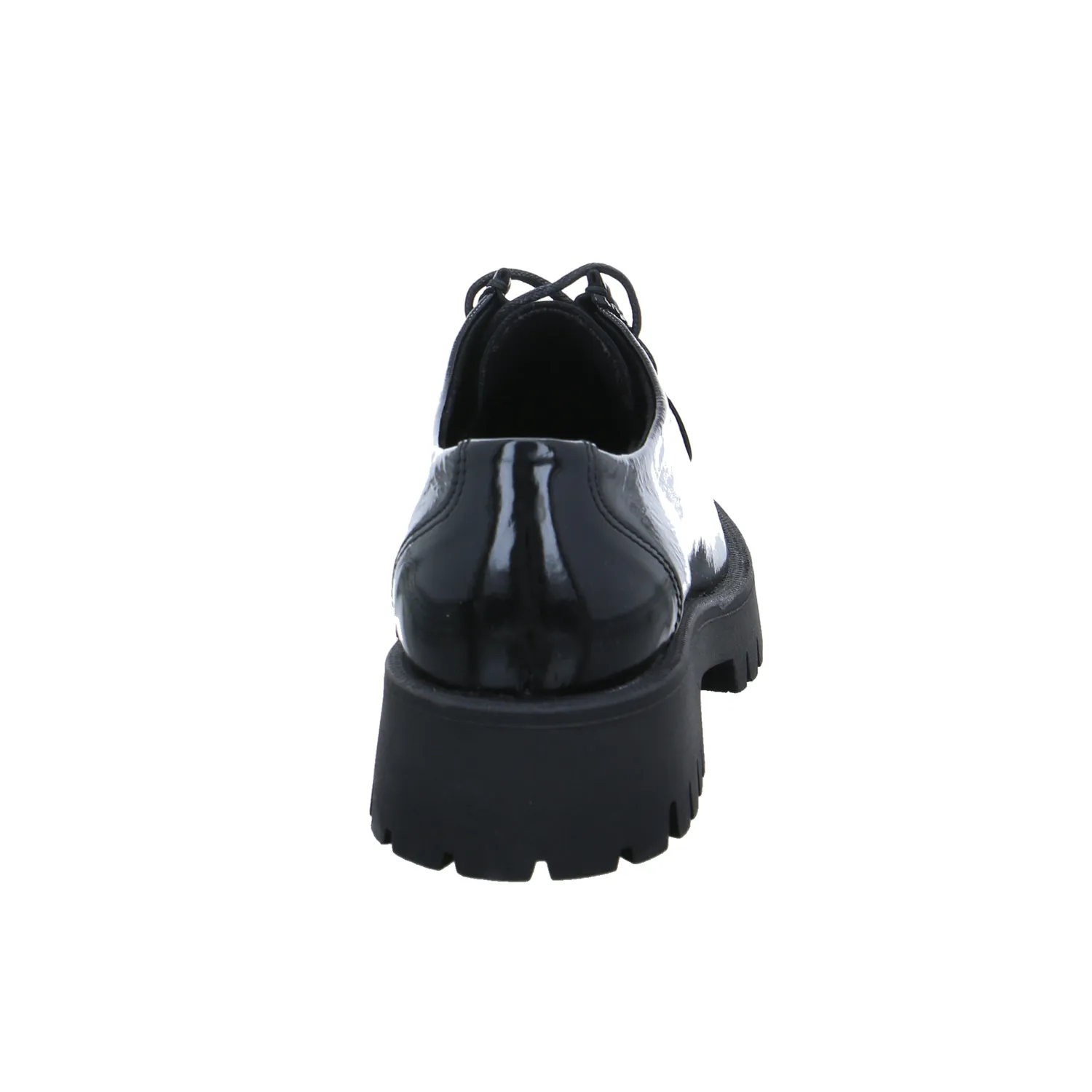 SCHUHENGEL Schnürschuh Schwarz Leder SCHUHENGEL Schnürschuh Schwarz Leder
