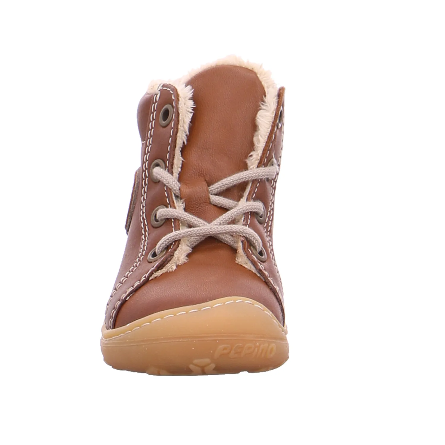 PEPINO Bottine Lauflernschuh Cognac Leder PEPINO Bottine Lauflernschuh Cognac Leder