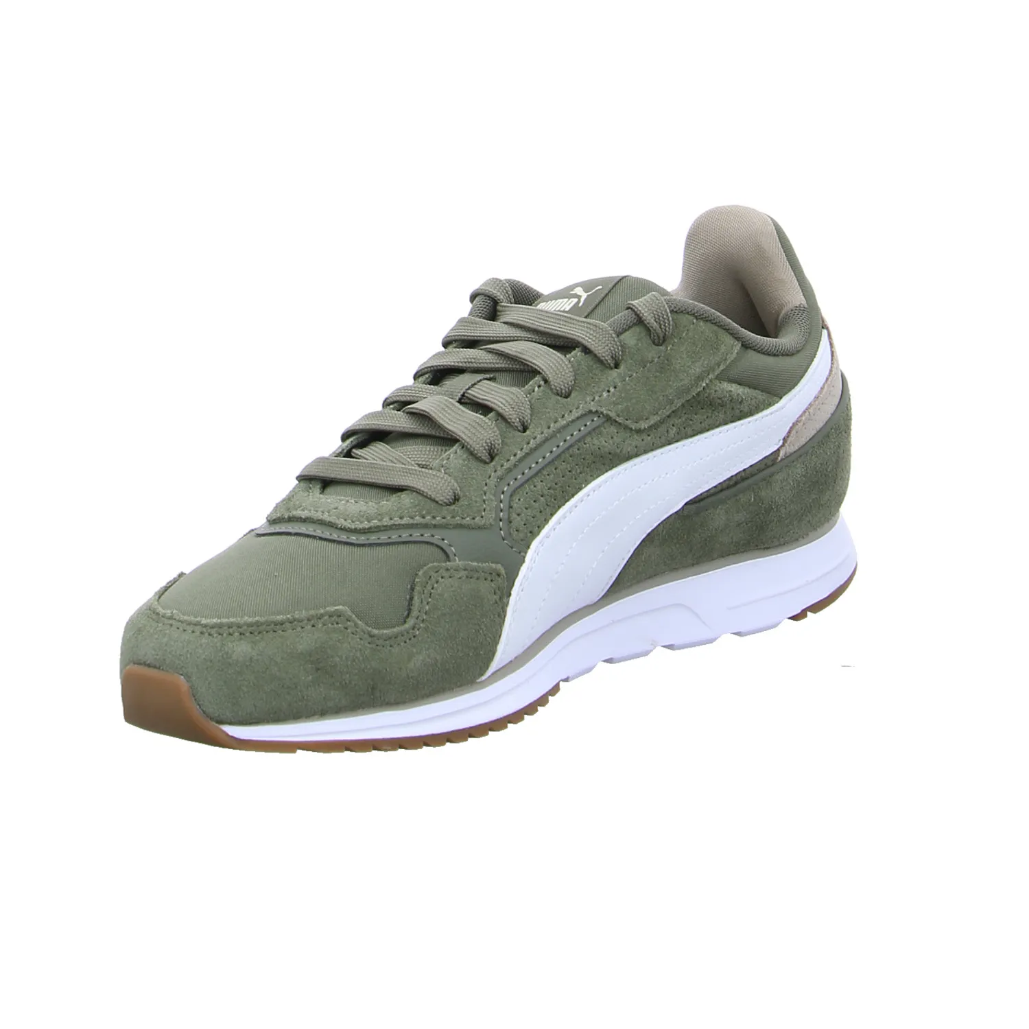 PUMA Sneaker- Skaterschuh Herren Olive Lederimitat 