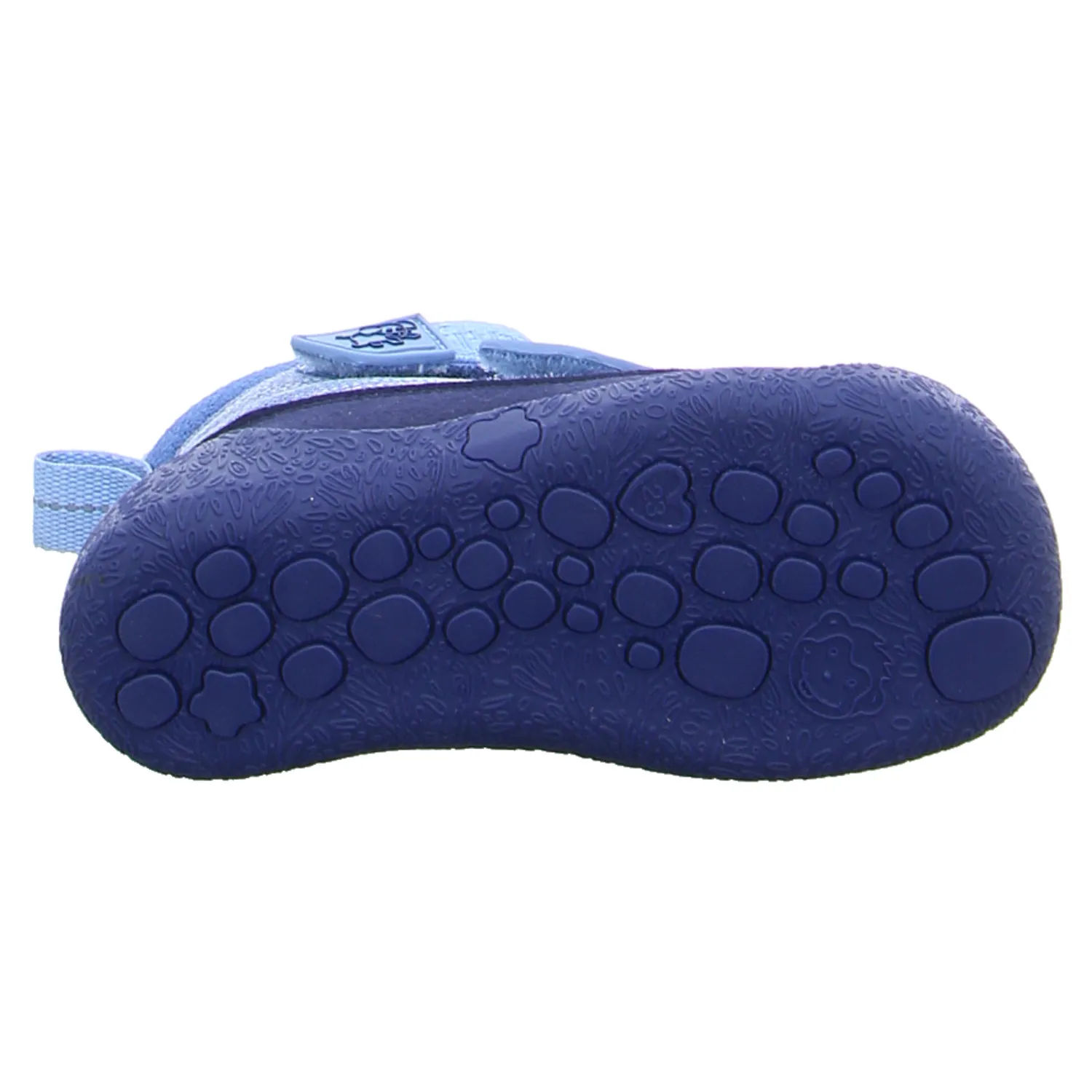 AFFENZAHN Komfortschuh Kleinkinder-Winter-Bottine Blau Textil AFFENZAHN Komfortschuh Kleinkinder-Winter-Bottine Blau Textil