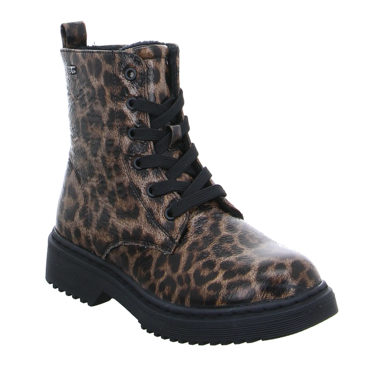 INDIGO Must-Have Winter-Stiefelchen Mädchen-Winter-Bottine Leopard Synthetik INDIGO Must-Have Winter-Stiefelchen Mädchen-Winter-Bottine Leopard Synthetik